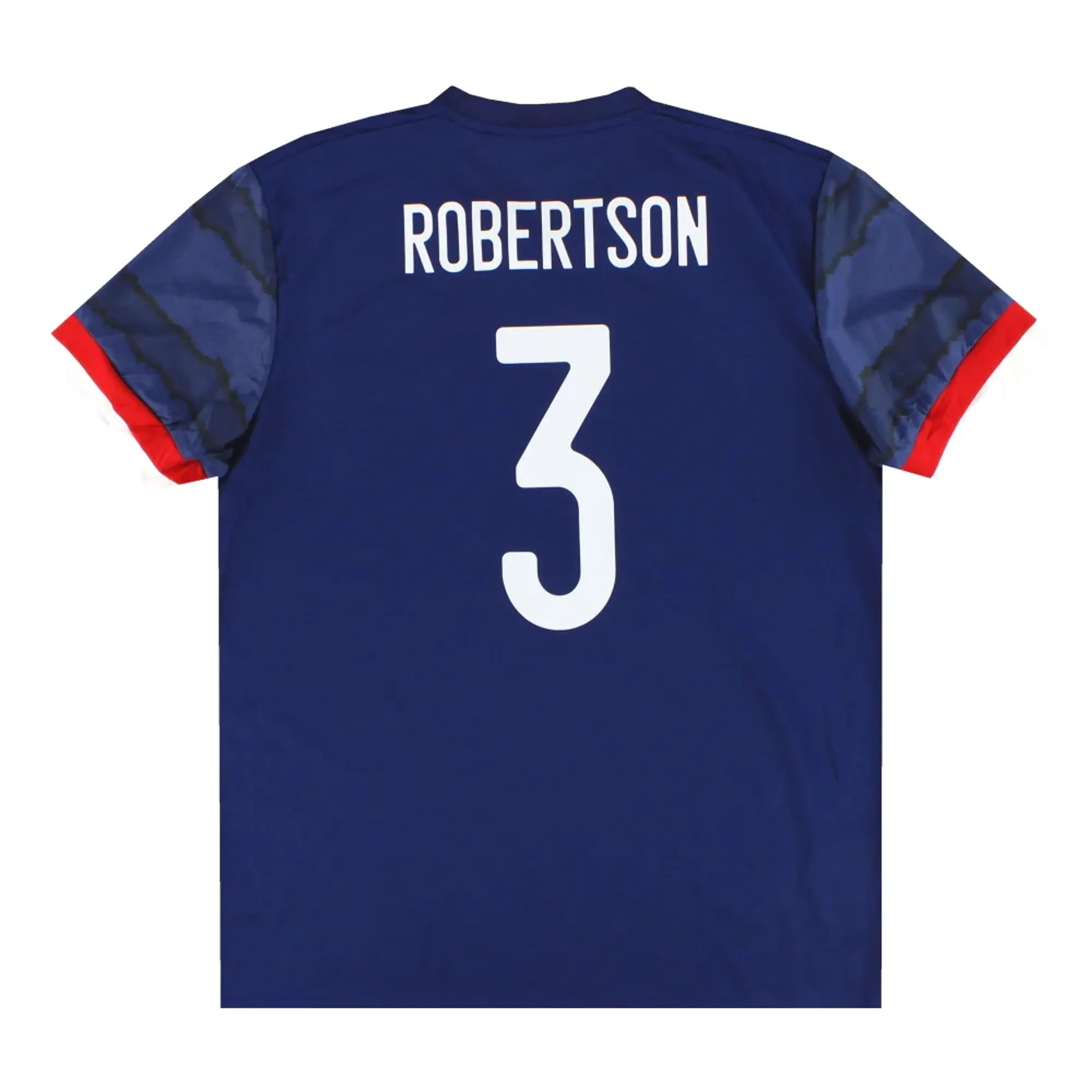 2020-21 Scotland adidas Home Shirt Robertson #3 XL - Scotland / Excellent 
