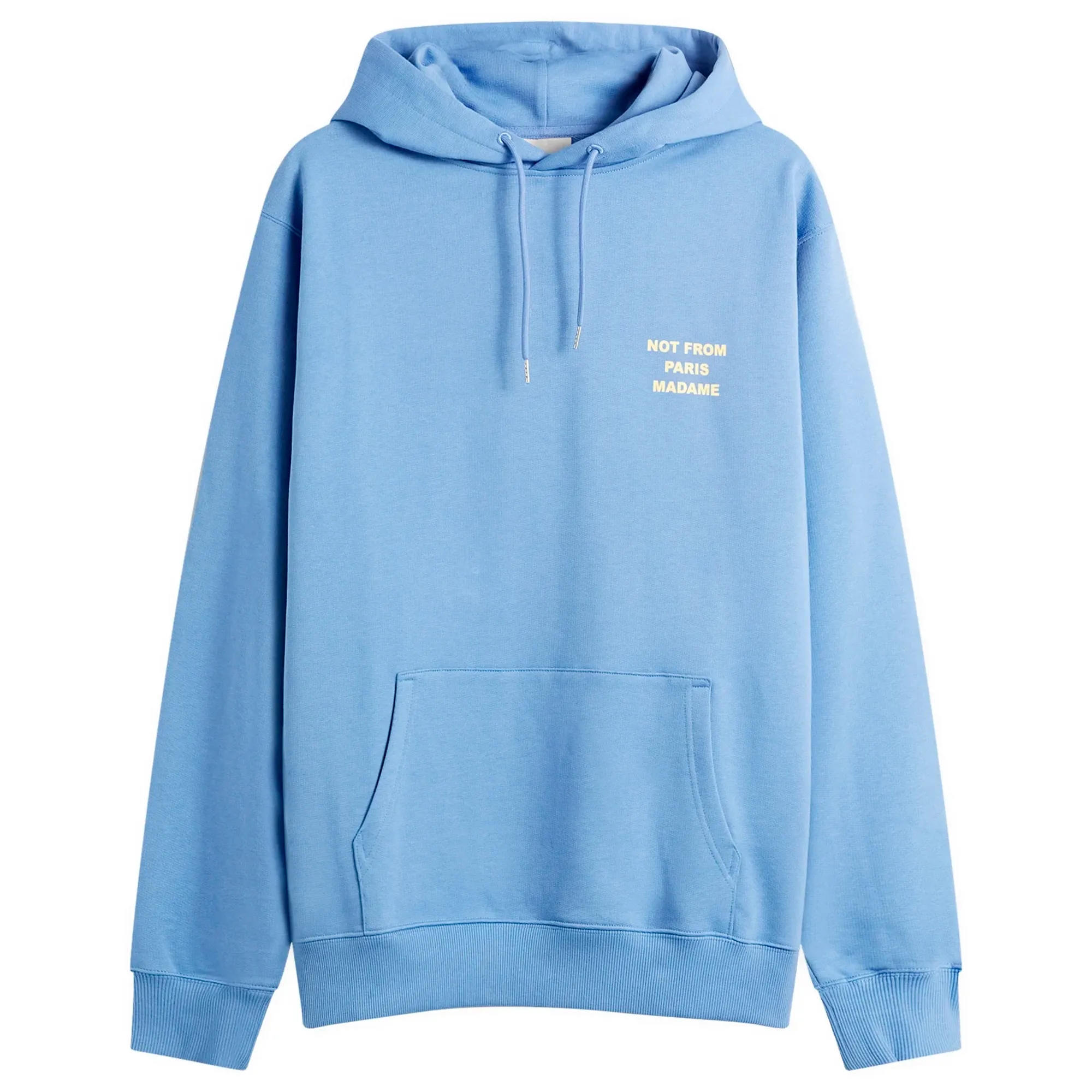 Drôle de Monsieur Men's Slogan Hoodie Atlantic Blue