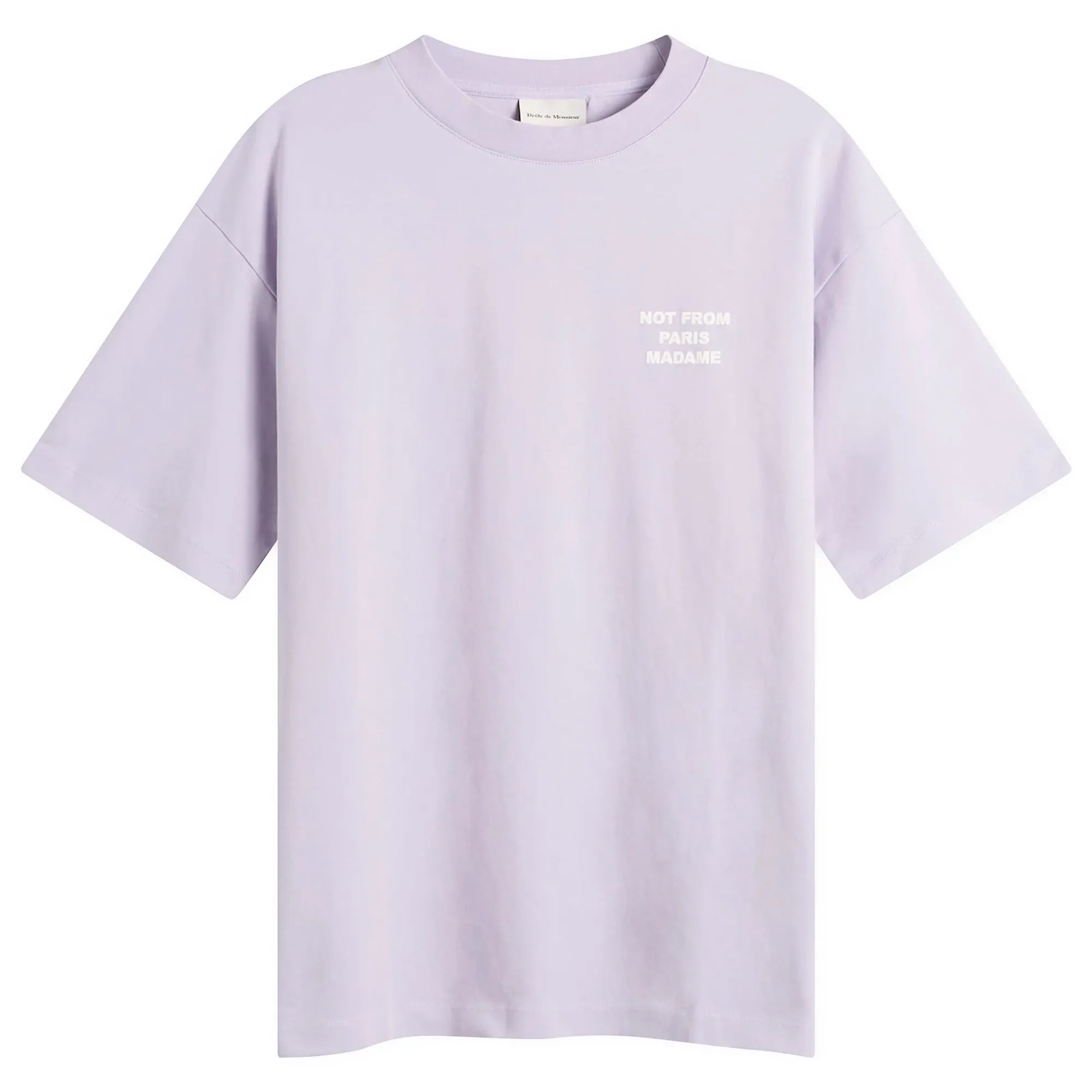 Drôle de Monsieur Men's The Slogan T-Shirt Lavender