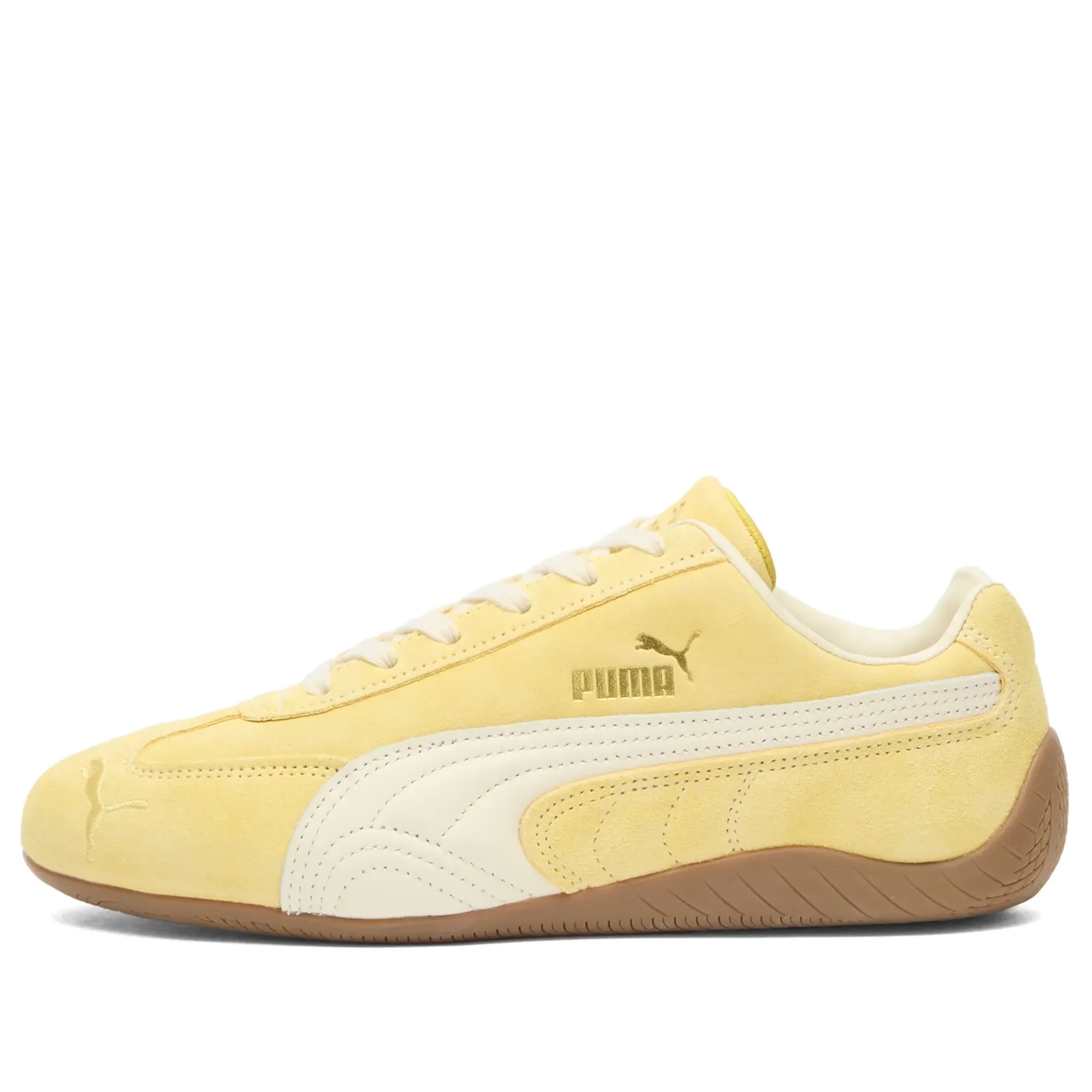 Puma Women's Speedcat Faded Sneaker Dazzling Yellow/Pale Lemon