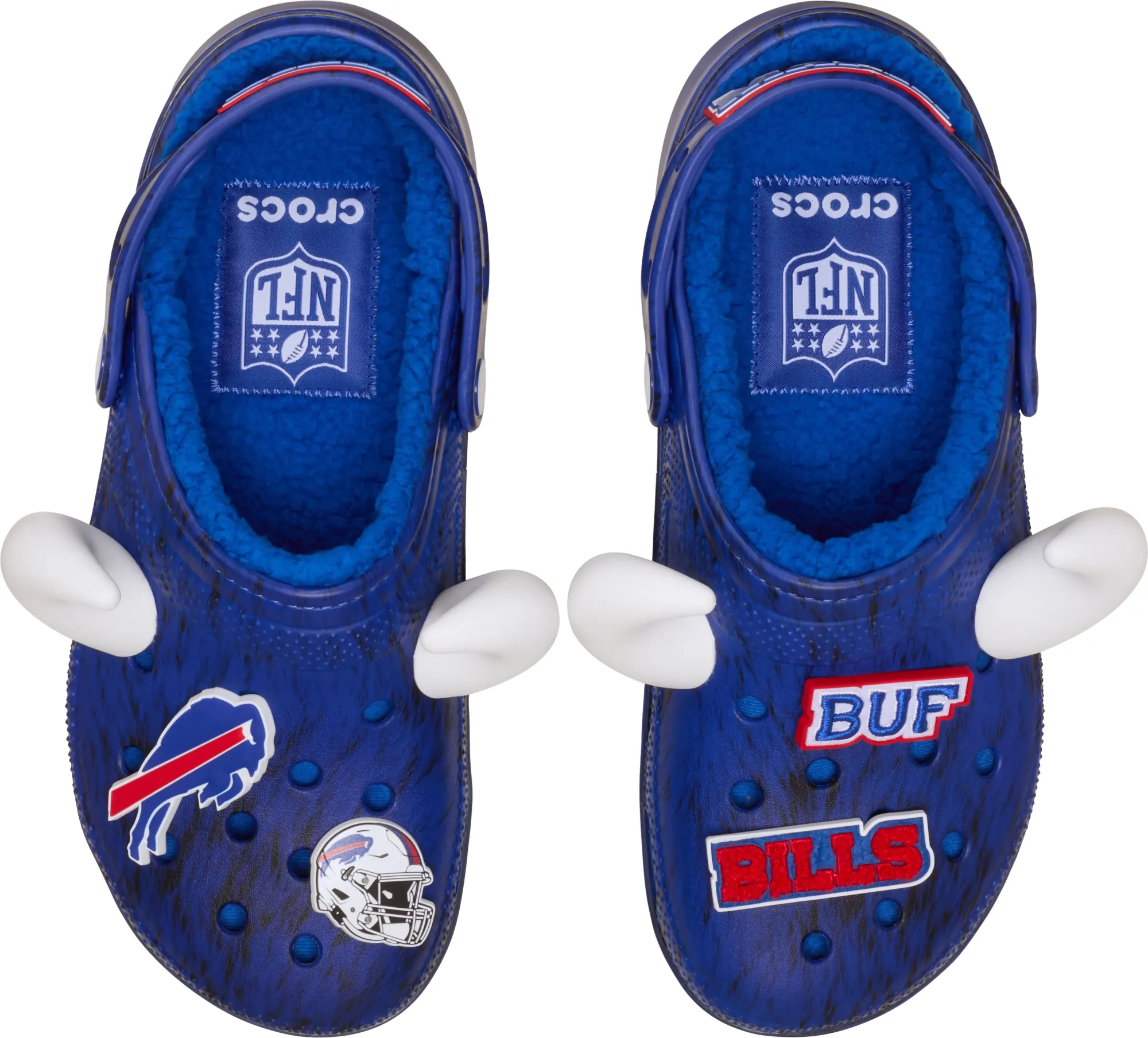 Crocs | Unisex | NFL Buffalo Bills Classic Lined | Clogs | Multi | W4/M3