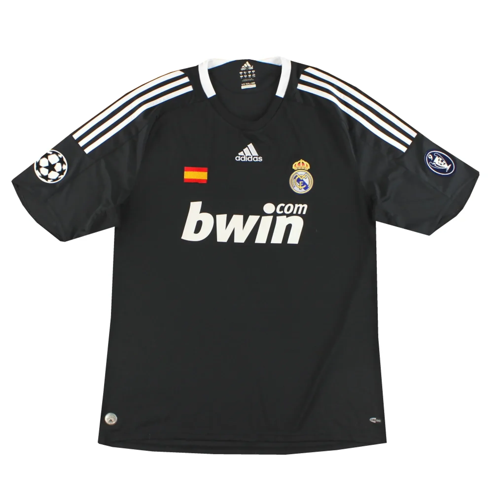 2008-09 Real Madrid adidas CL Third Shirt XL - Real Madrid / Excellent 