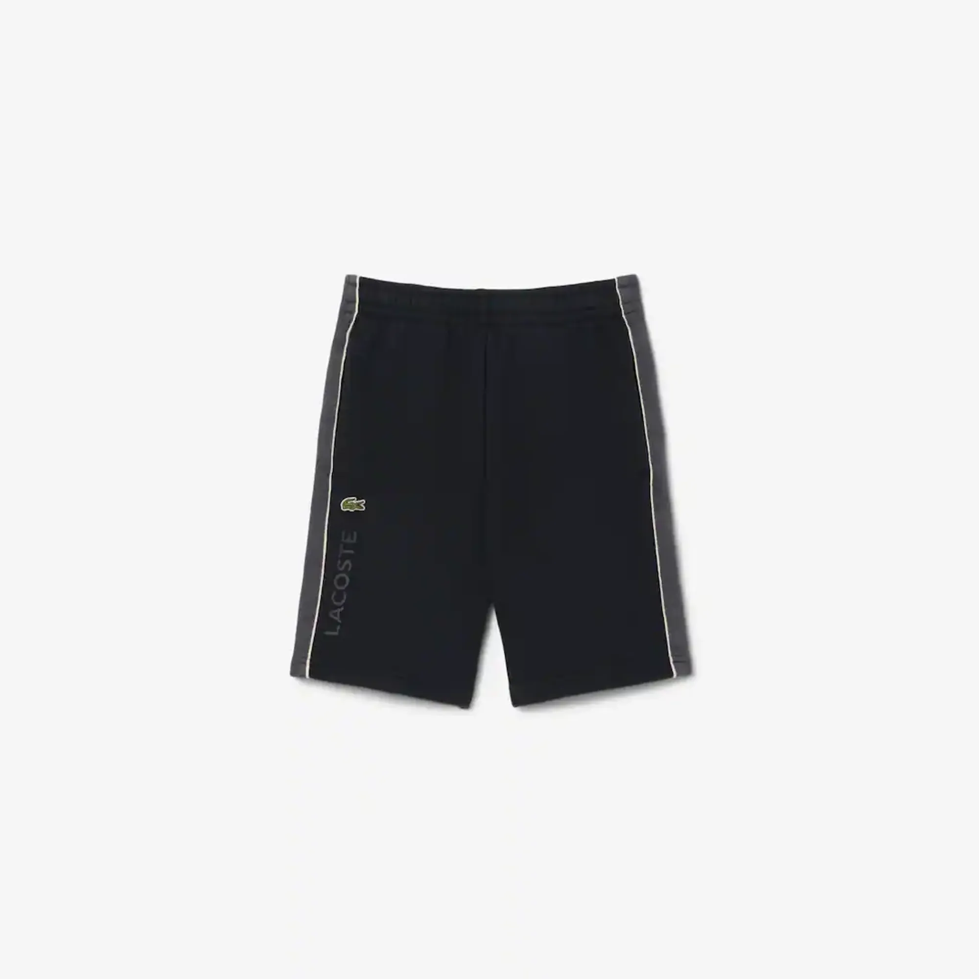 Lacoste Colour-Block Fleece Shorts - Black