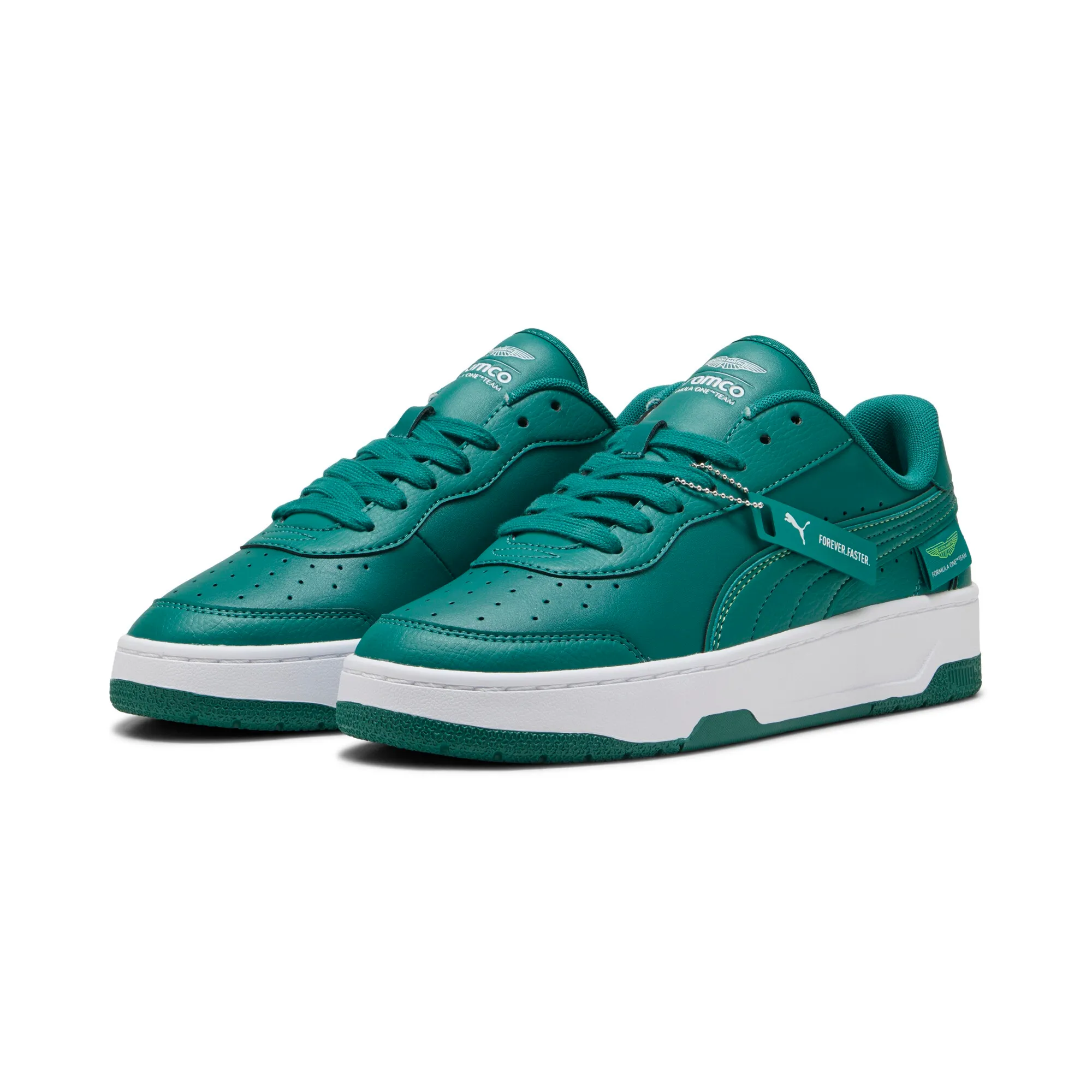 PUMA x ASTON MARTIN ARAMCO F1Â® TEAM California Match Low Sneakers Unisex in Green | Size 10