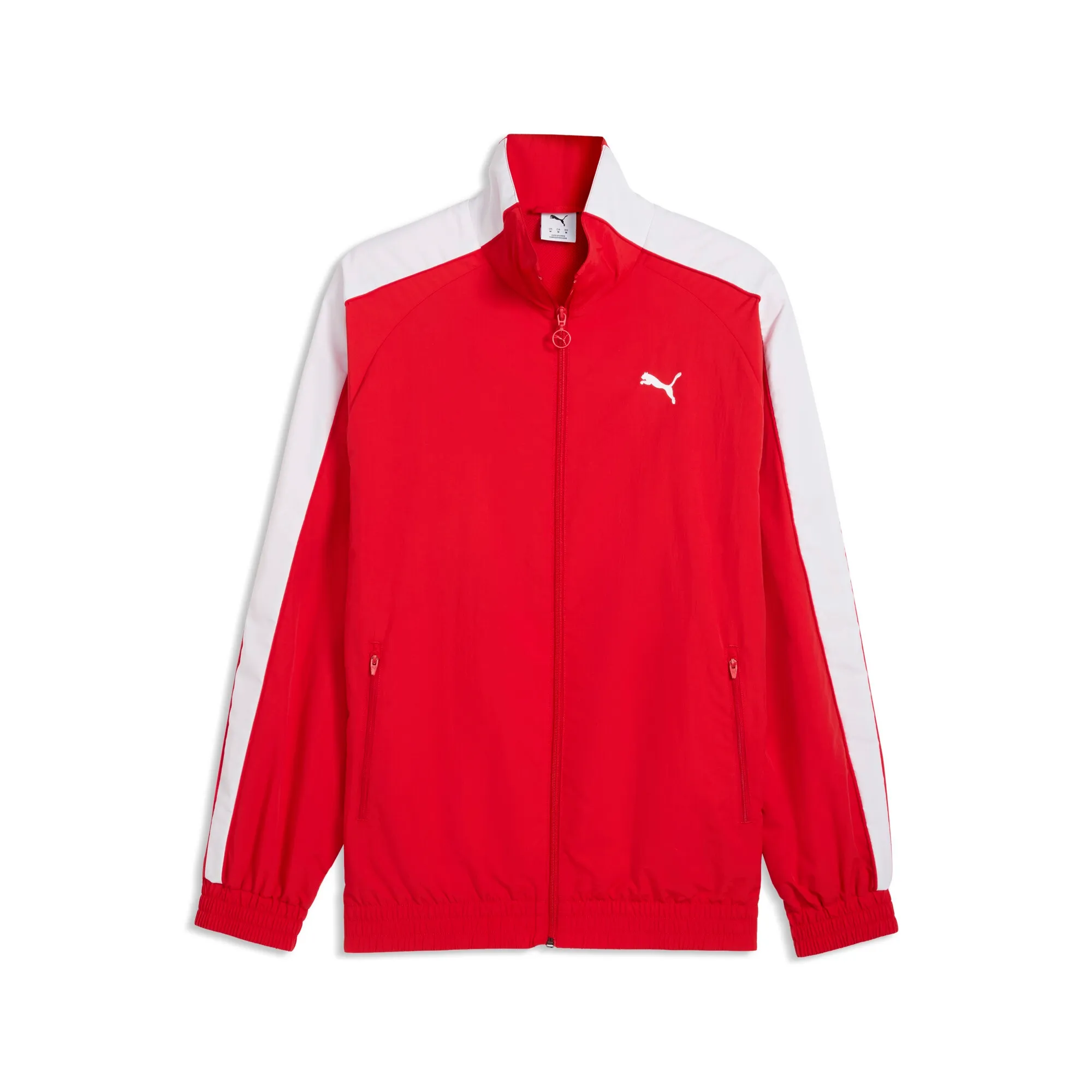 PUMA T7 Oversized Track Jacket Unisex in Red | Size Large
