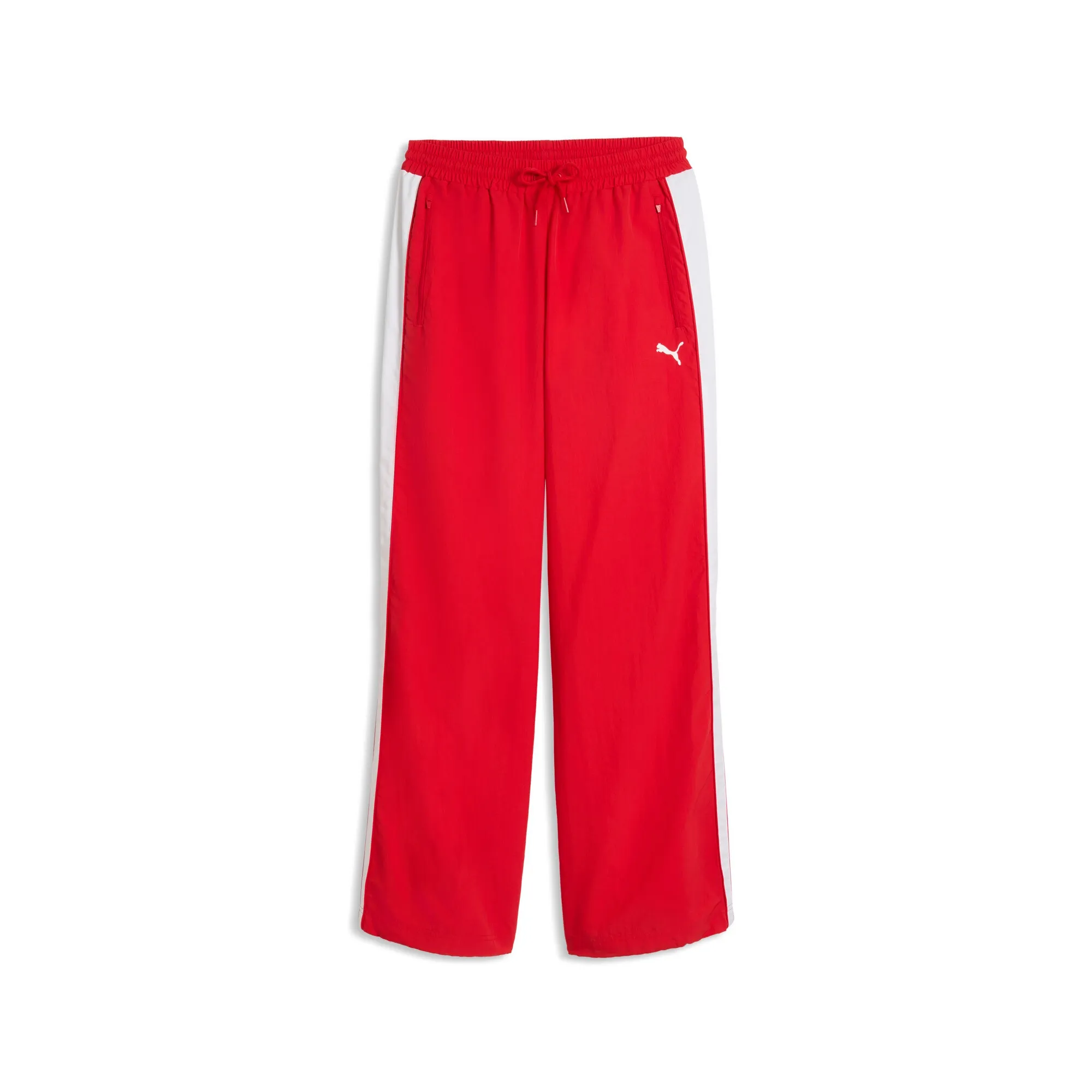 PUMA T7 Oversized Track Pants Unisex in Red | Size Large