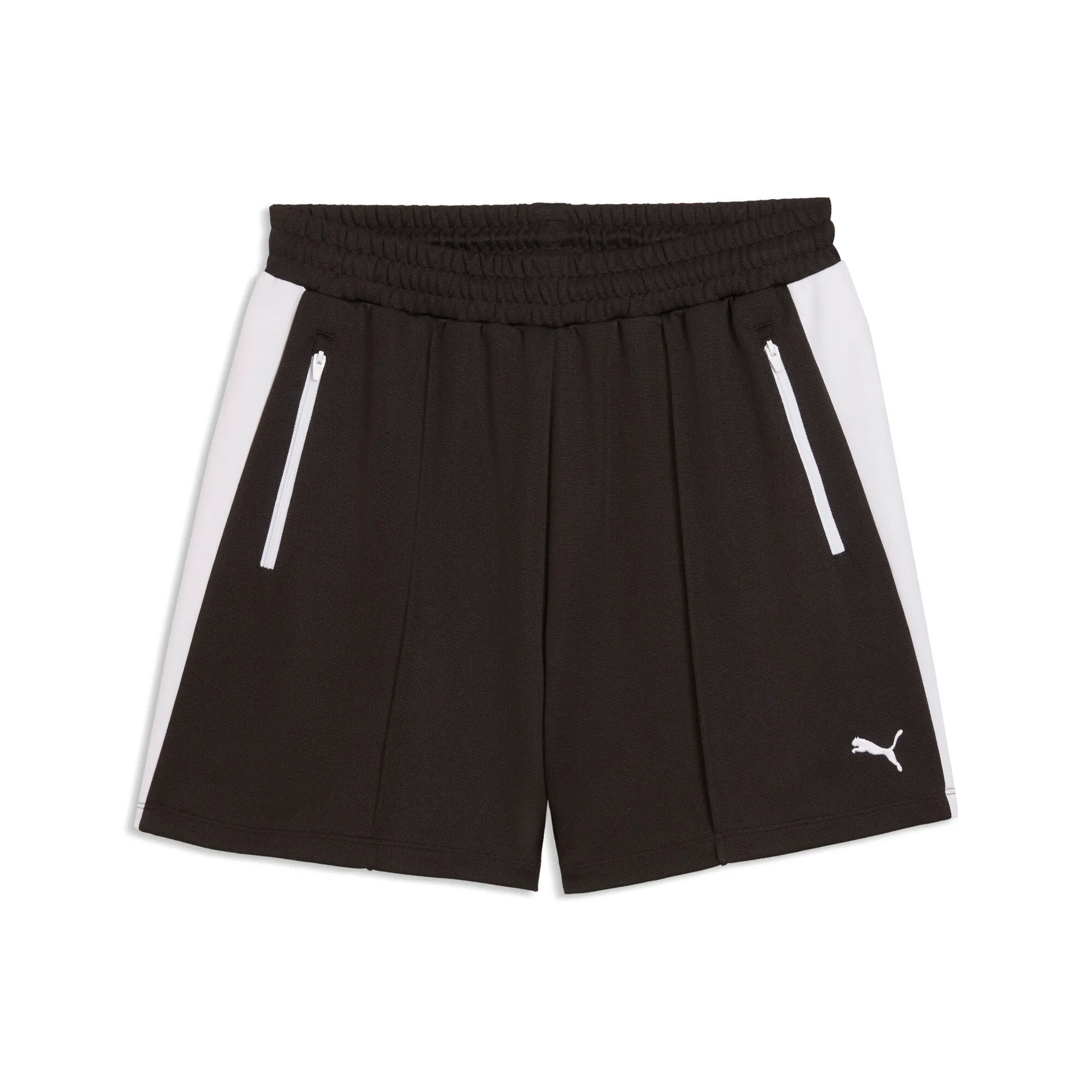 PUMA T7 Pintuck 4" Shorts Women in Black | Size Large