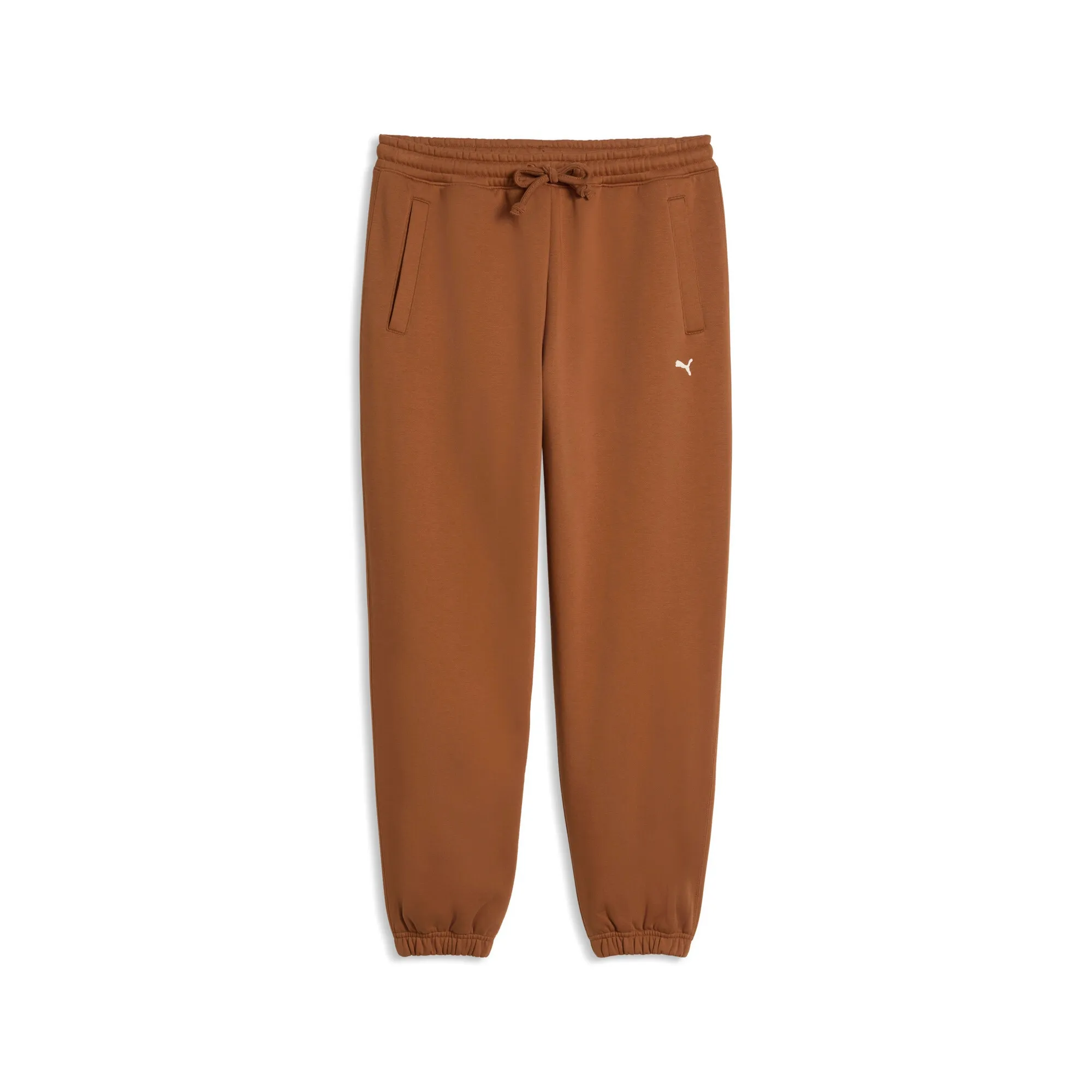PUMA Select Essentials Sweatpants Relaxed Men in Brown | Size Large