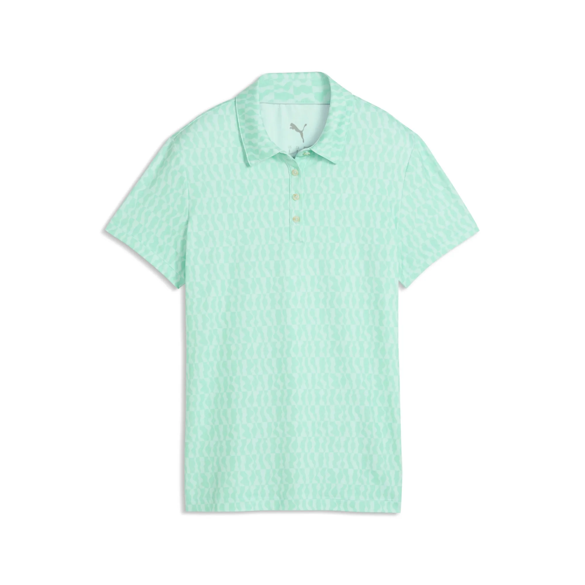 PUMA CLOUDSPUN Wavey Polo Women in Green | Size Large