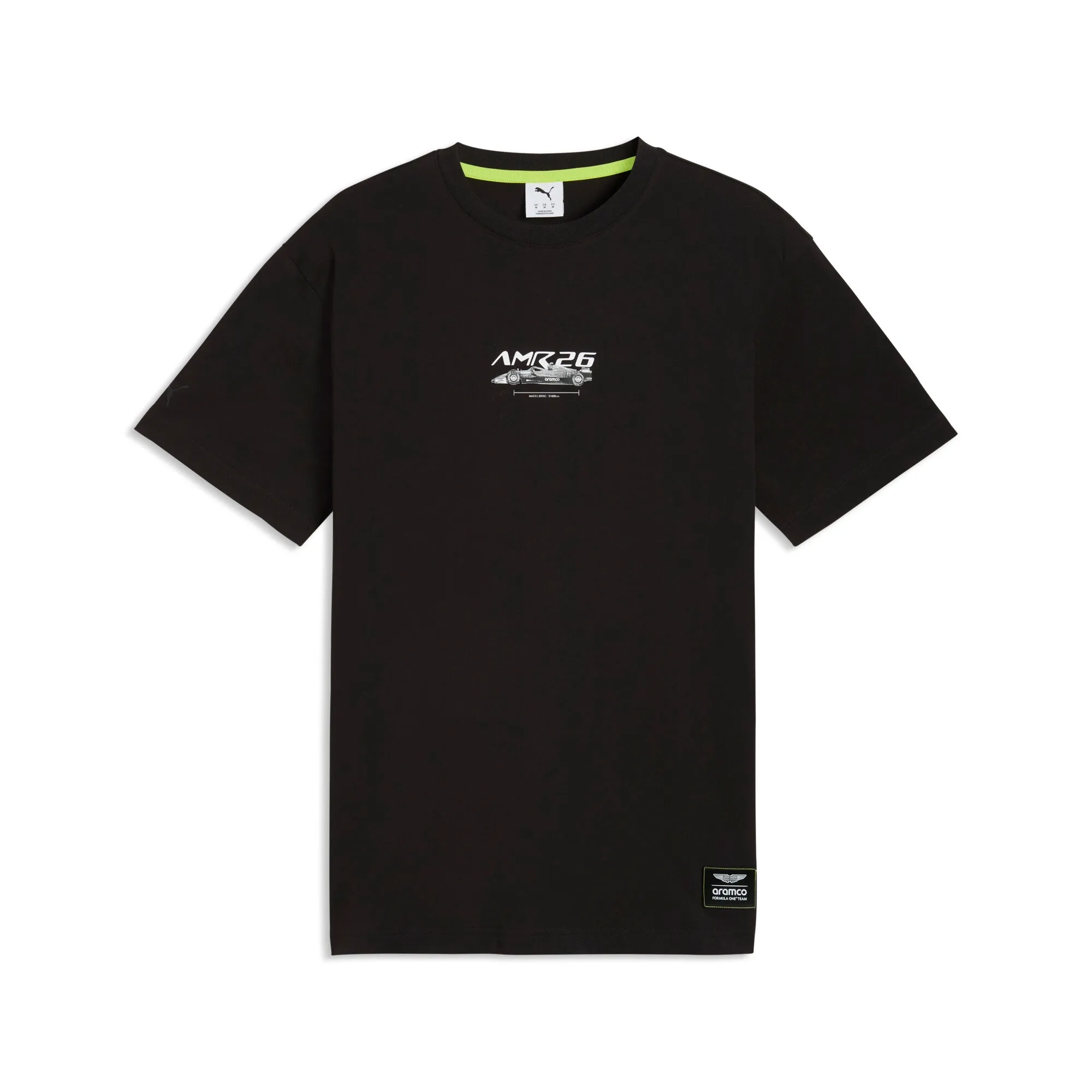 PUMA x ASTON MARTIN ARAMCO F1Â® TEAM T-Shirt Men in Black | Size Large