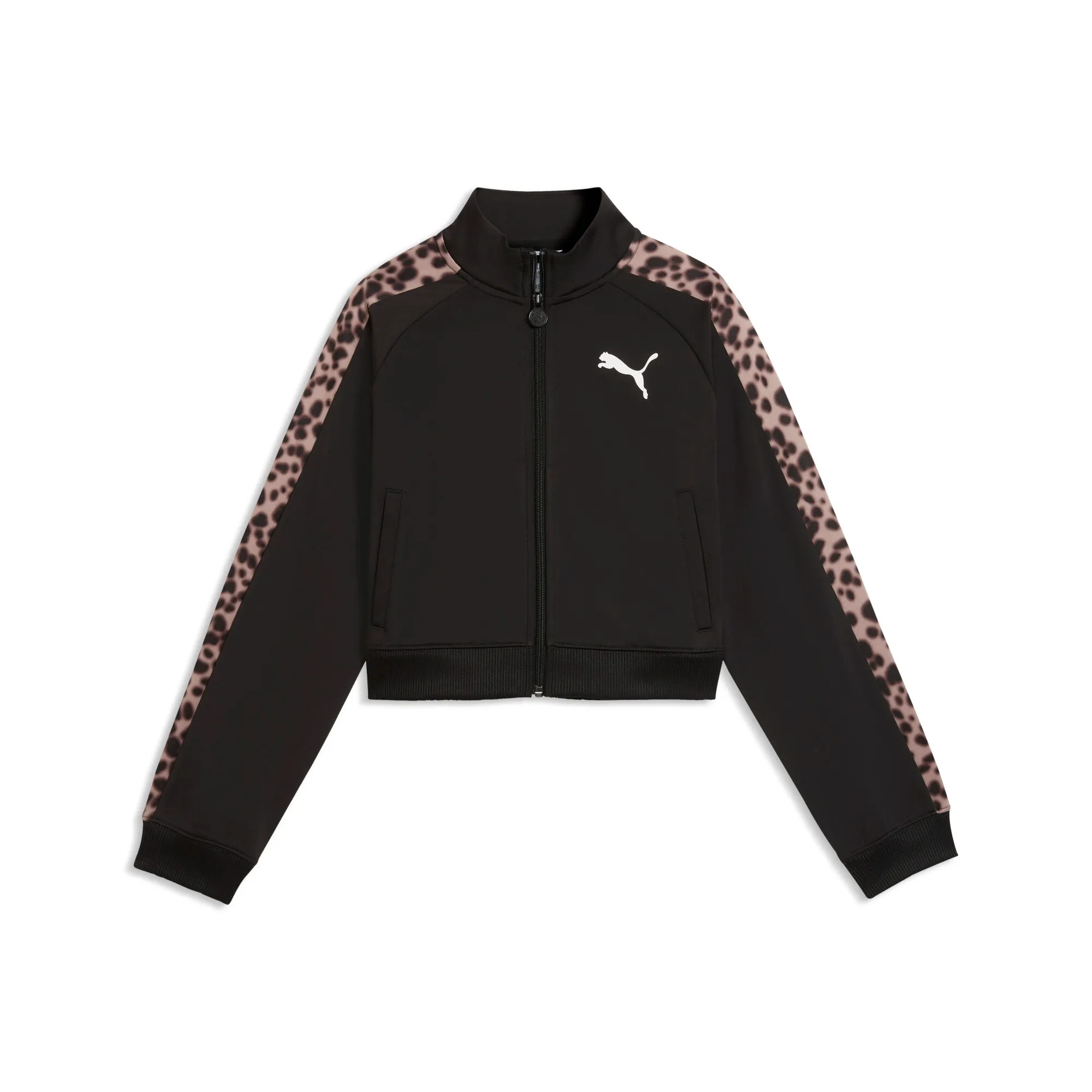 PUMA T7 Animal Relaxed Track Jacket Youth in Black | Size 11-12 Youth