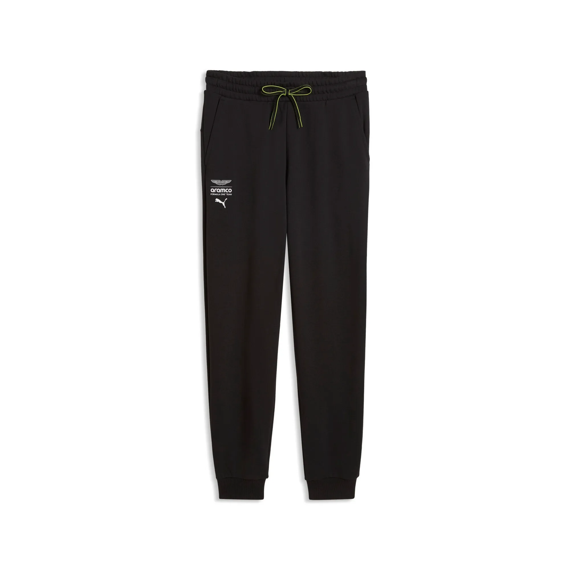 PUMA x ASTON MARTIN ARAMCO F1Â® TEAM Essentials Sweatpants Men in Black | Size Large
