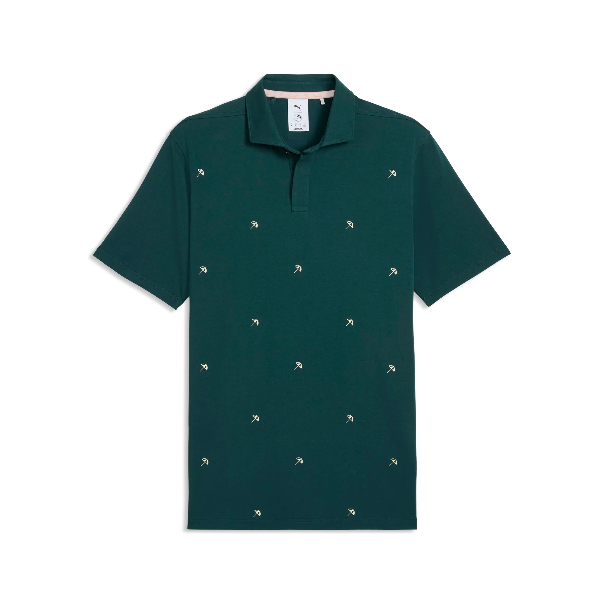 PUMA x ARNOLD PALMER Modalon Umbrella Polo Men in Green | Size Large