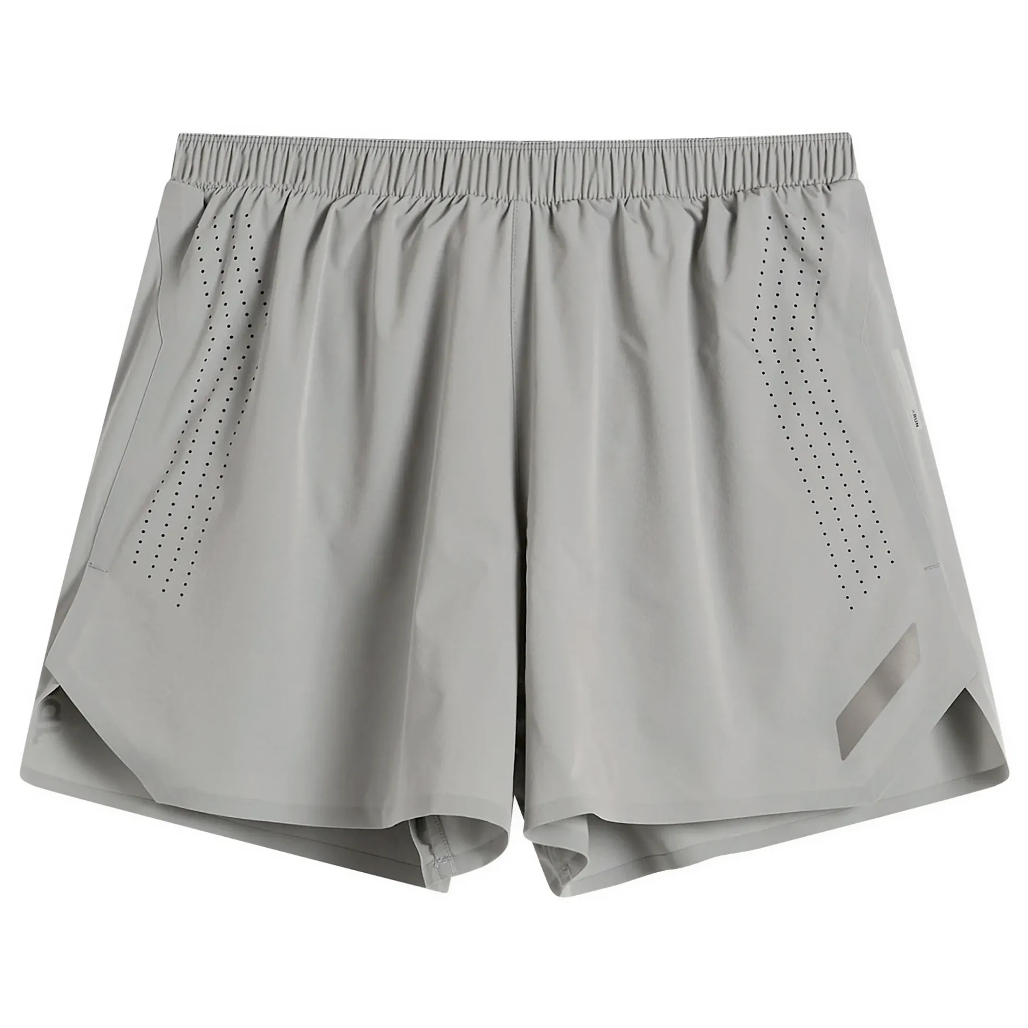 SOAR Men's Run Shorts Silver Grey