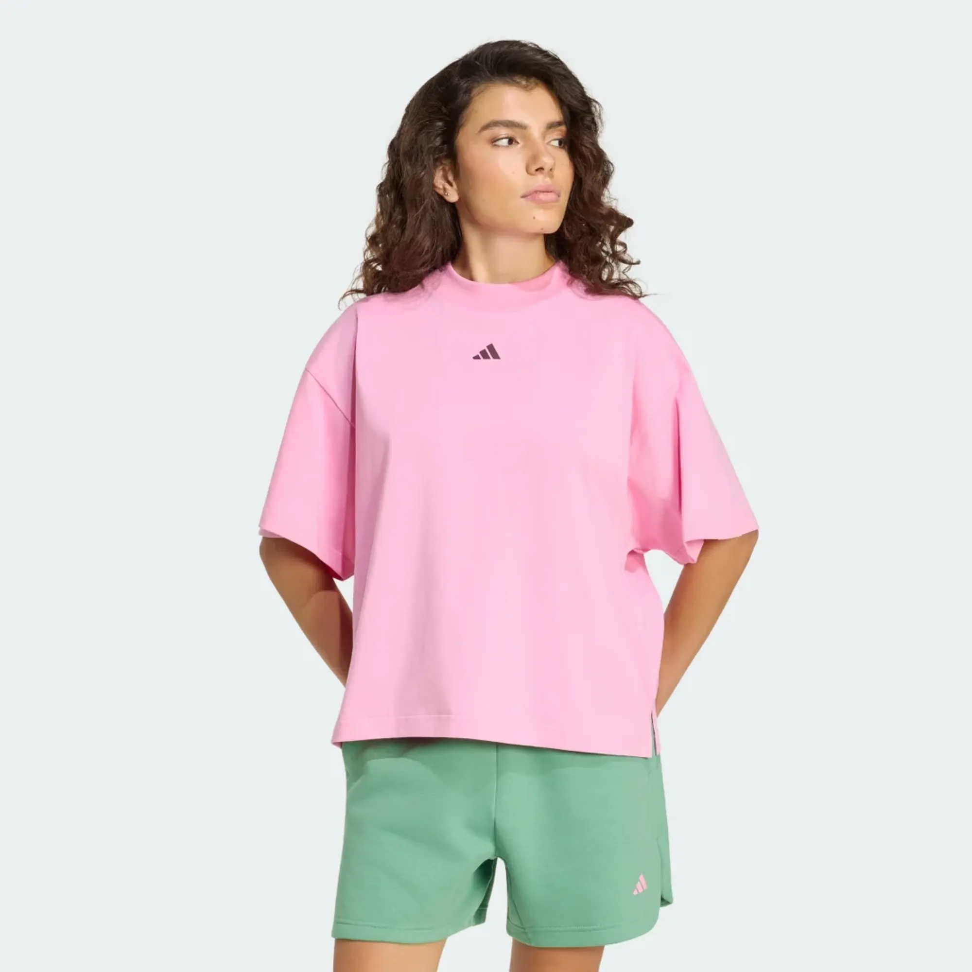 adidas 3-Stripes Studio T-Shirt