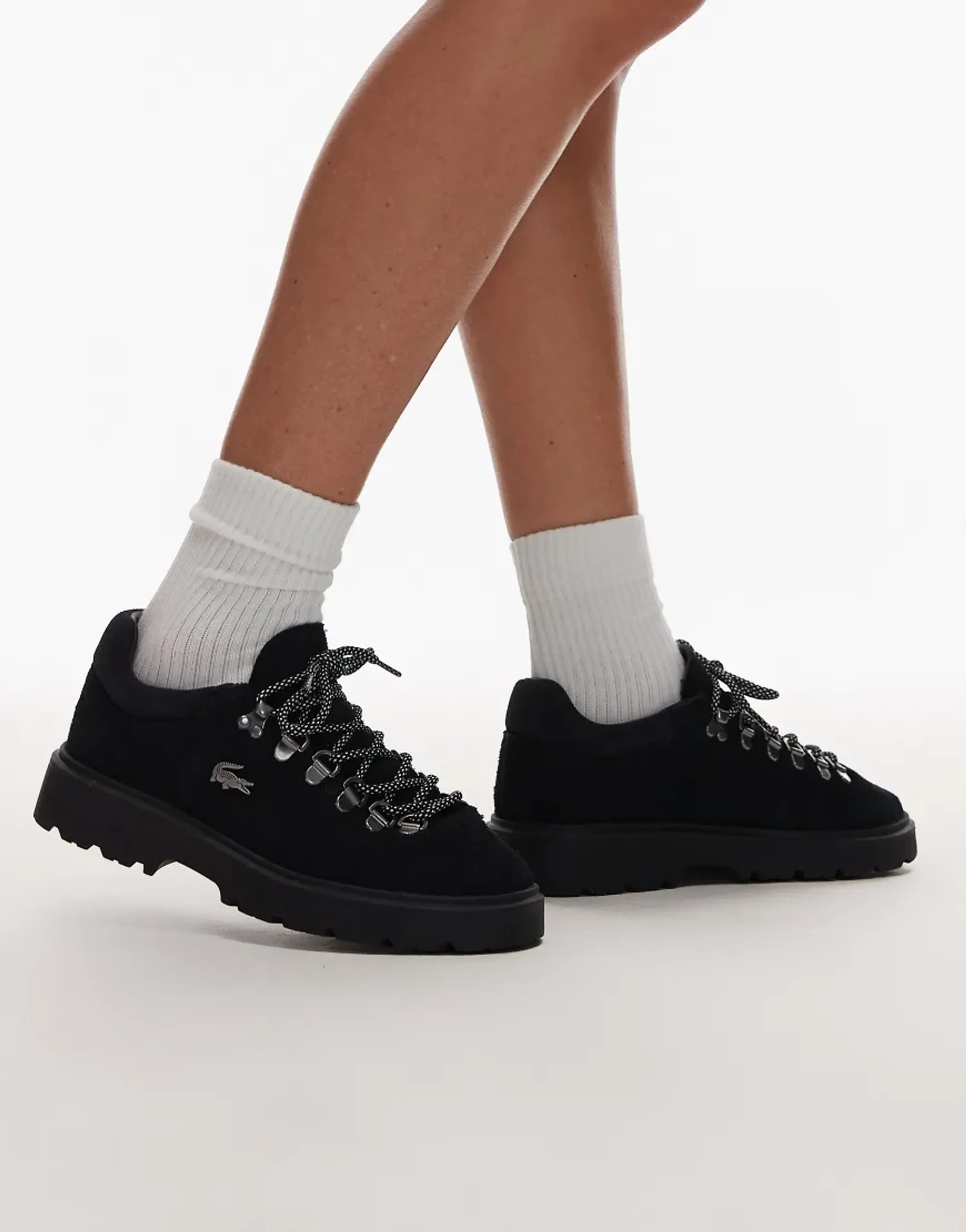 Lacoste Baseshot Winter Trainers in Black