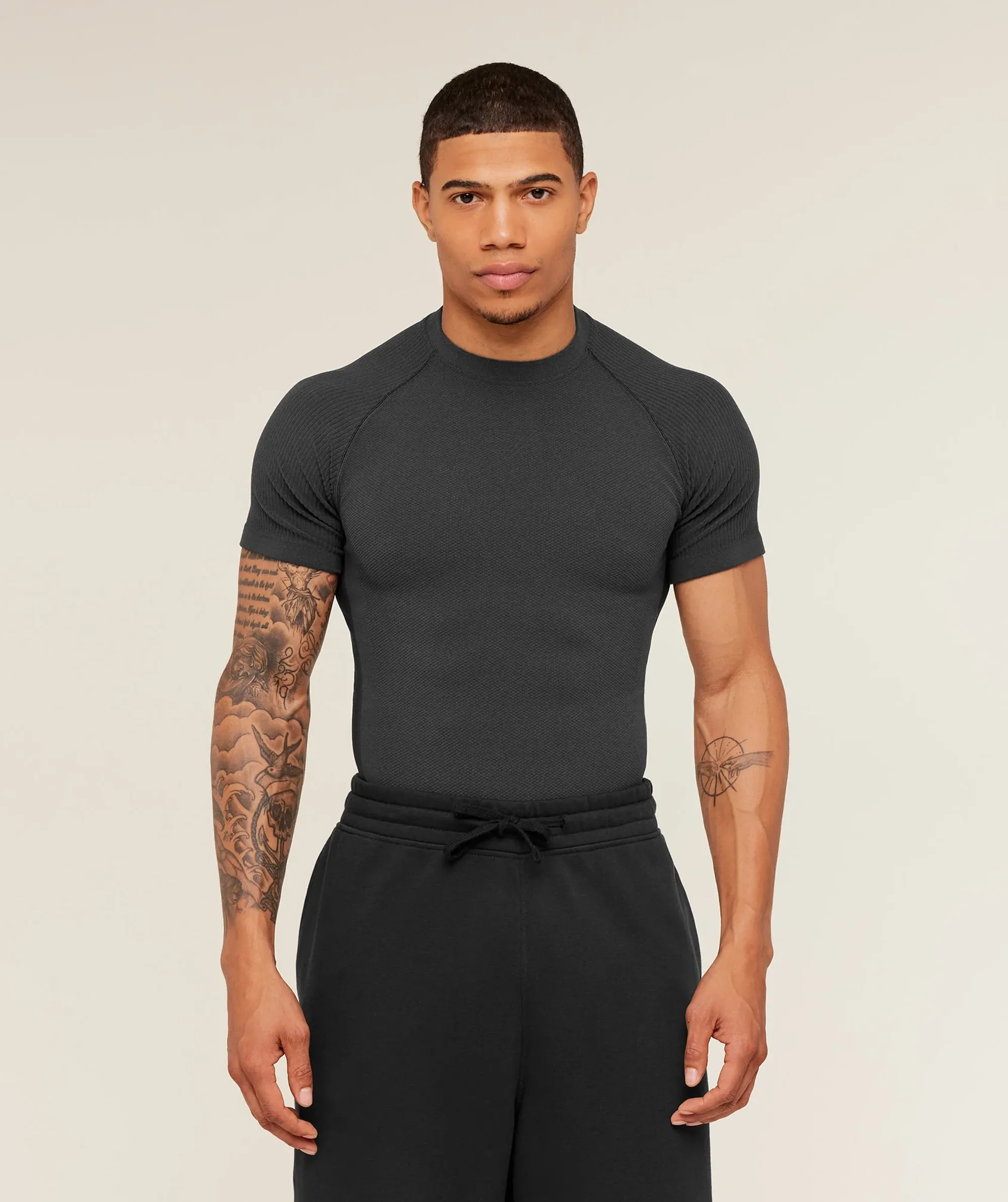 Gymshark Physique T-Shirt - GS Onyx Grey/GS Black