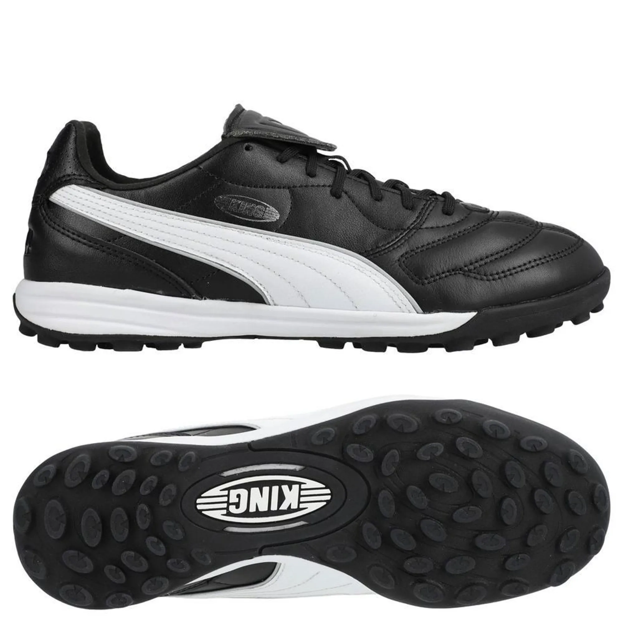 Puma King Liga Tt - Puma Black/Puma Silver/Puma White - ['Black']