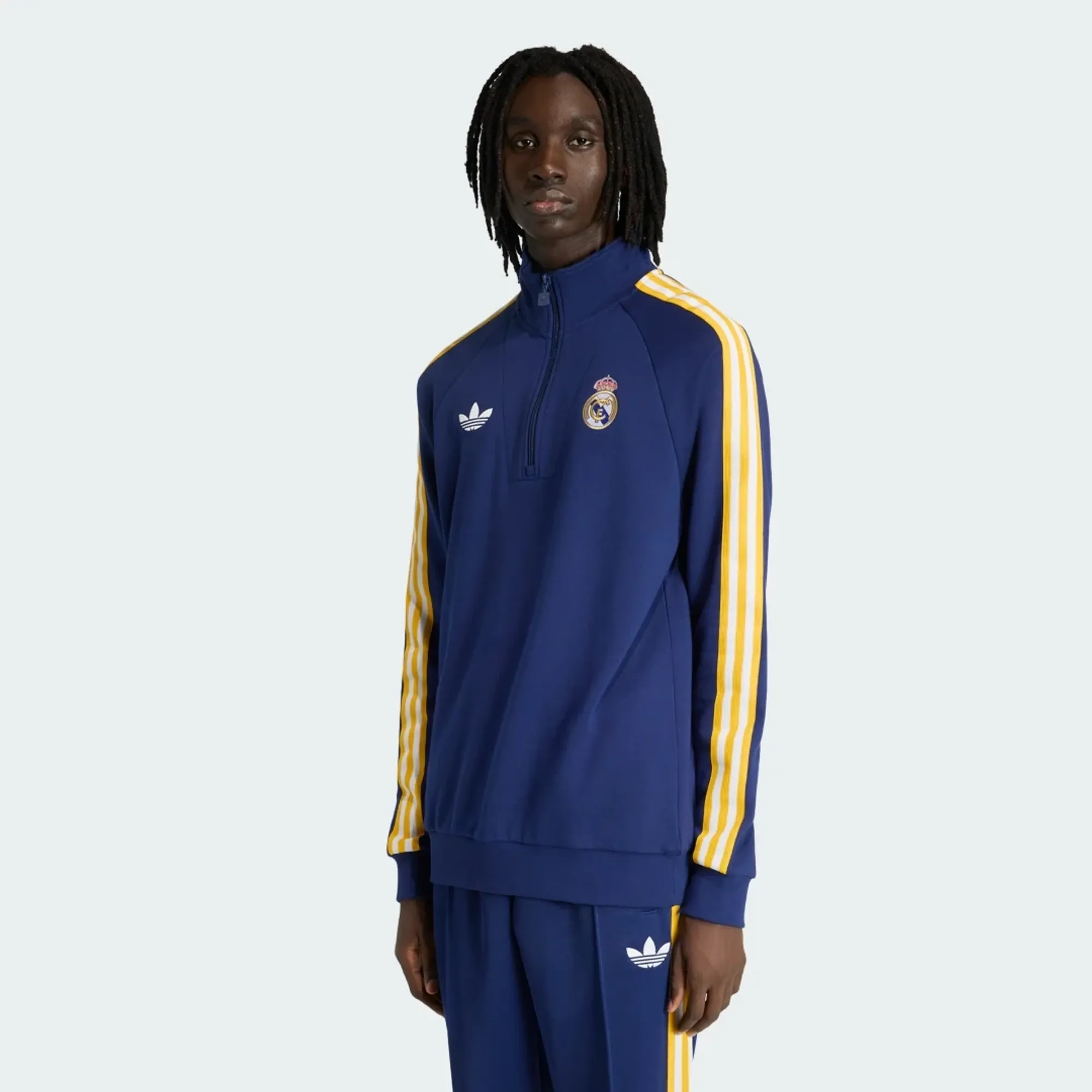 adidas Real Madrid Originals Half Zip Top