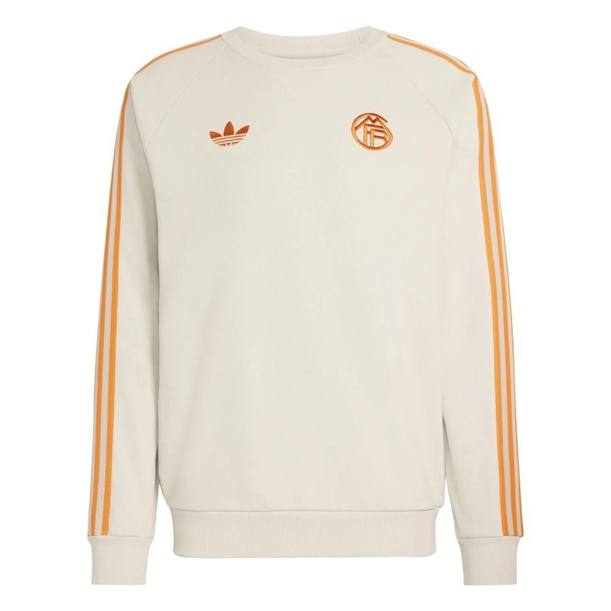 Bayern München Sweatshirt Og - Wonder Alumina/White/Orange - ['White', 'Grey']