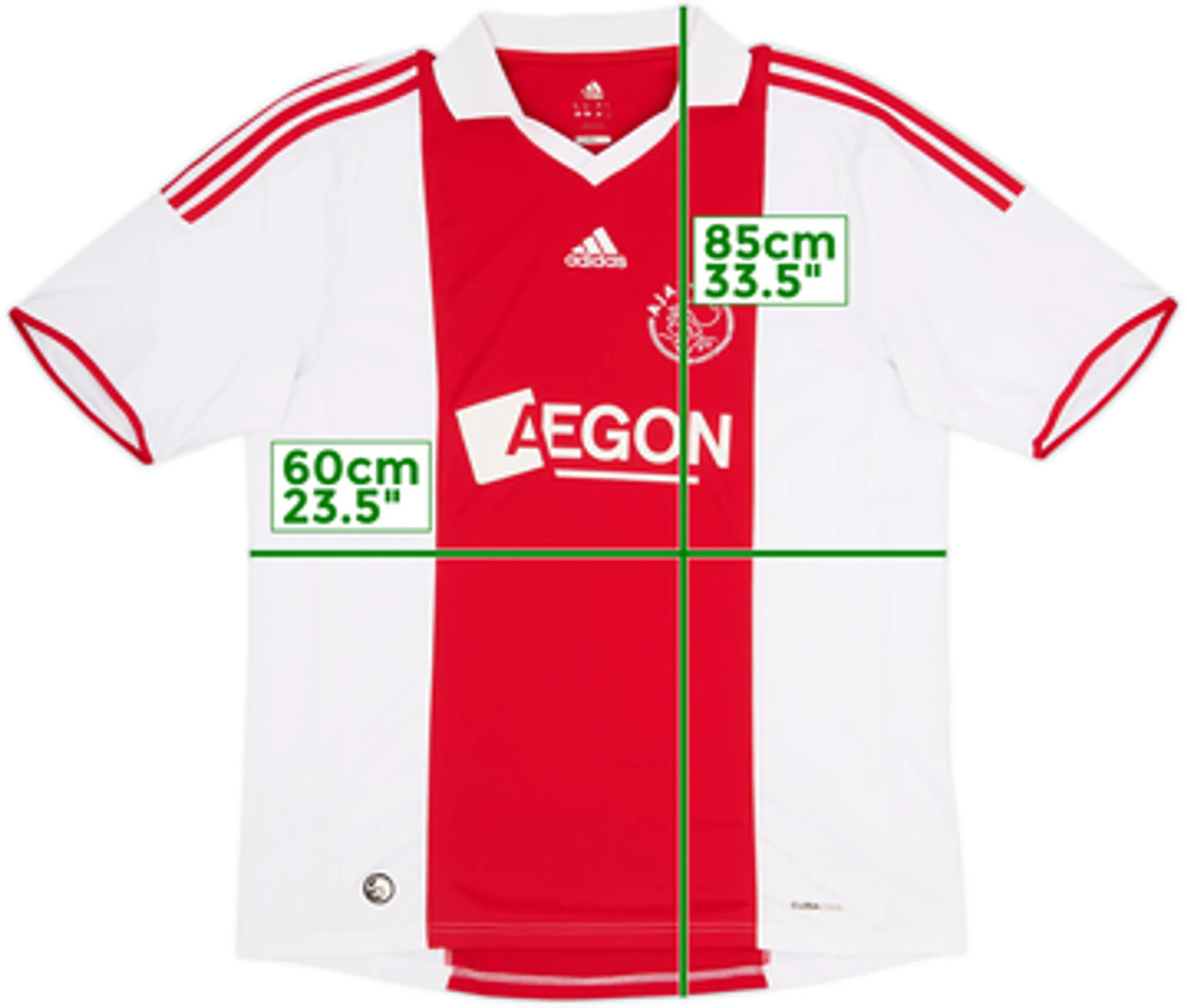 2009-10 Ajax Home Shirt - 8/10 - (XL)