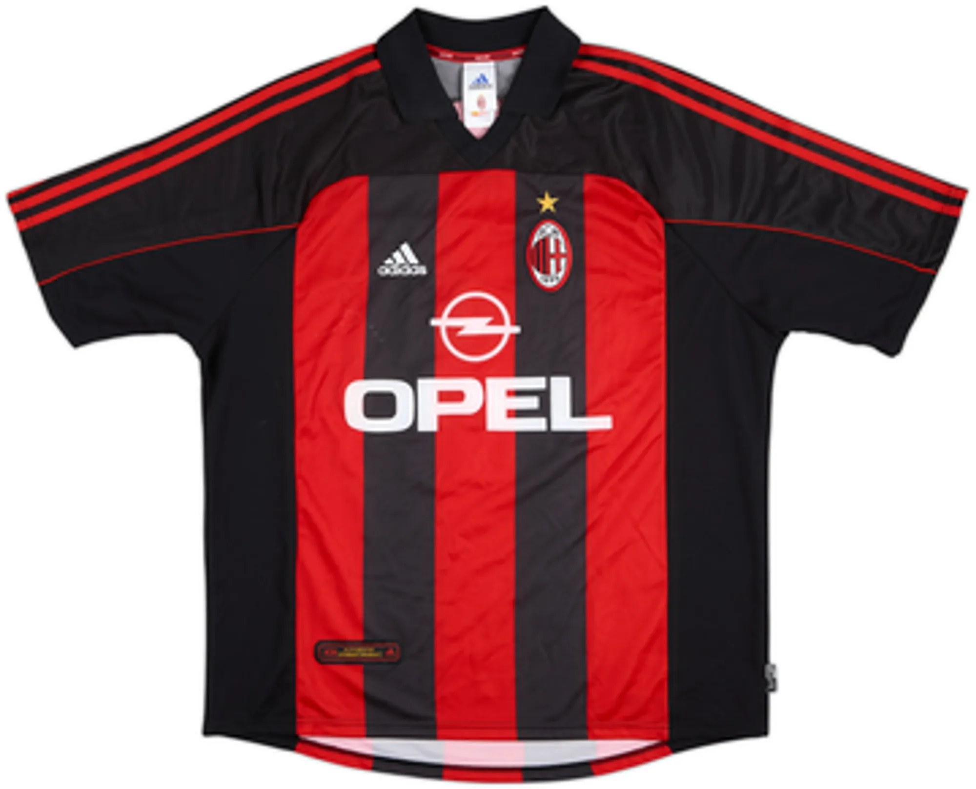 2000-02 AC Milan Home Shirt Helveg #2 - 8/10 - (XL)