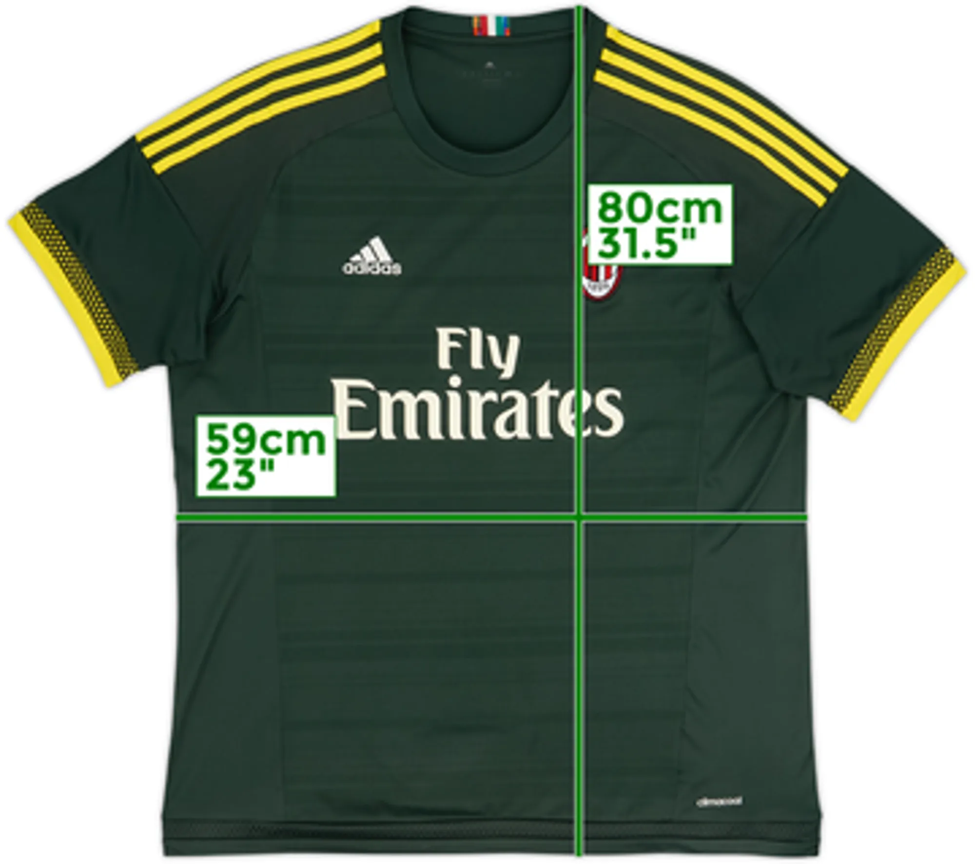 2015-16 AC Milan Third Shirt - 6/10 - (XL)