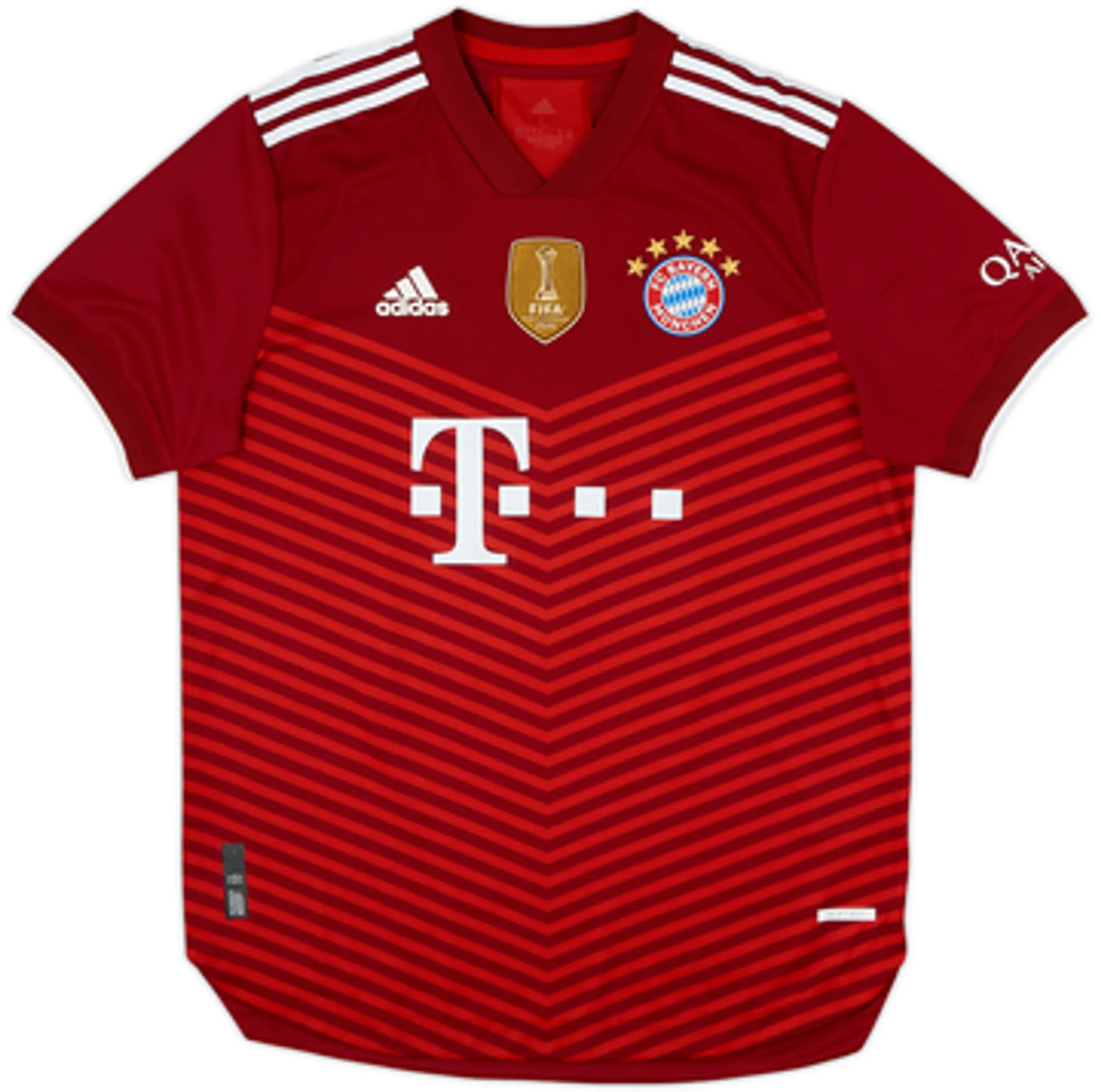 2021-22 Bayern Munich Authentic Home Shirt Musiala #42 - 7/10 - (L)