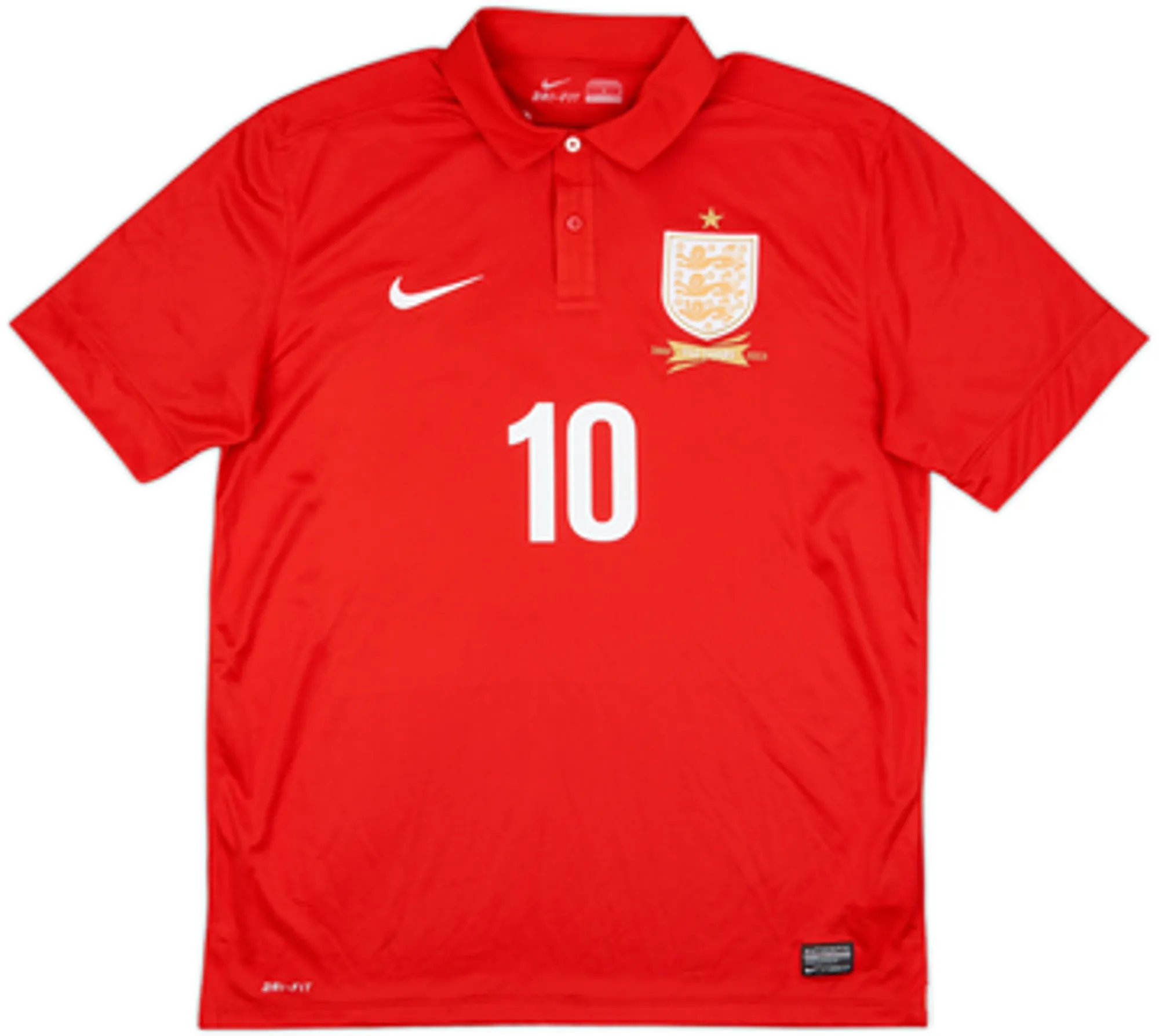 2013 England Away 150th Anniversary Shirt Rooney #10EL