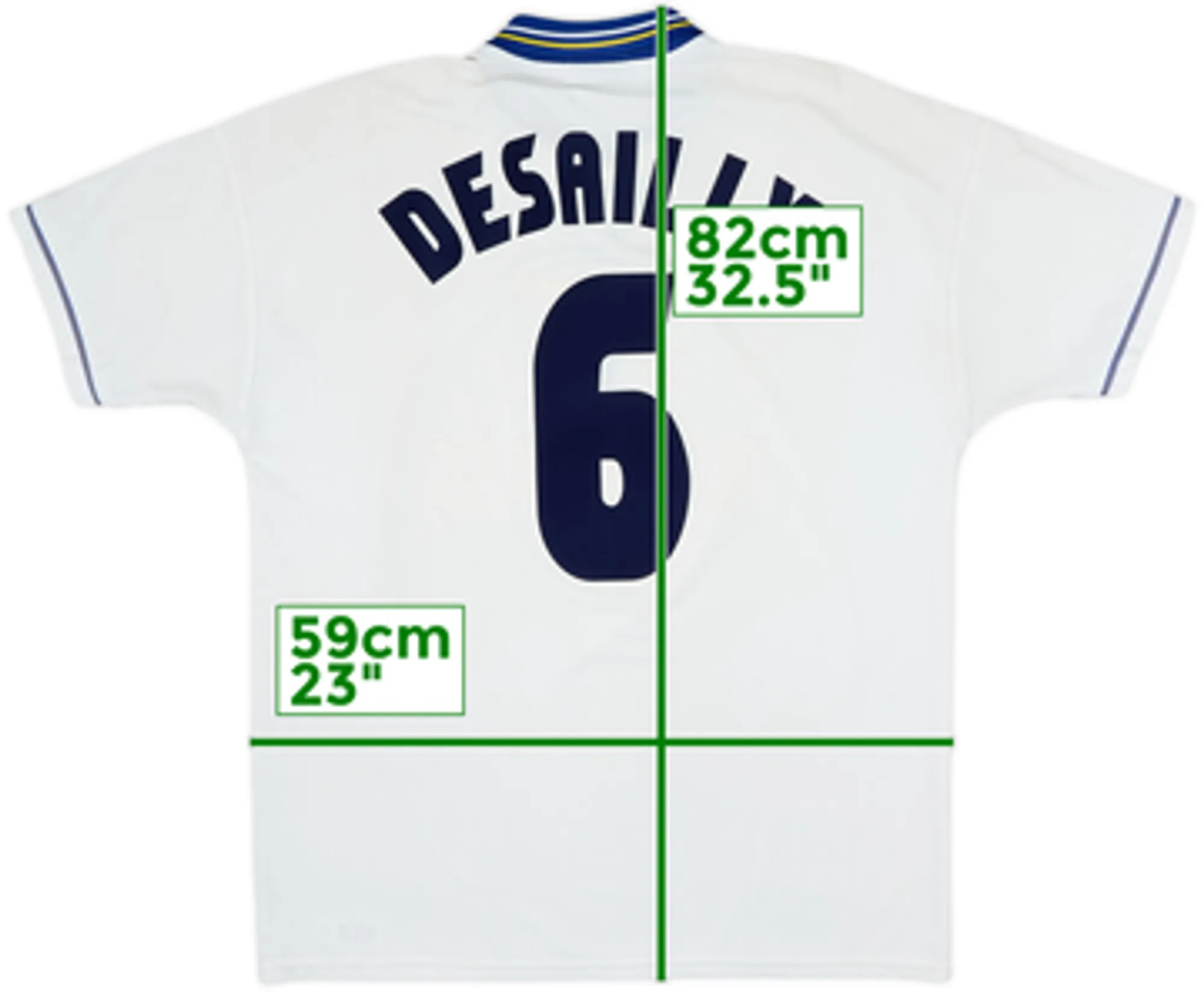 1998-00 Chelsea Away Shirt Desailly #6 - 7/10 - (XL)