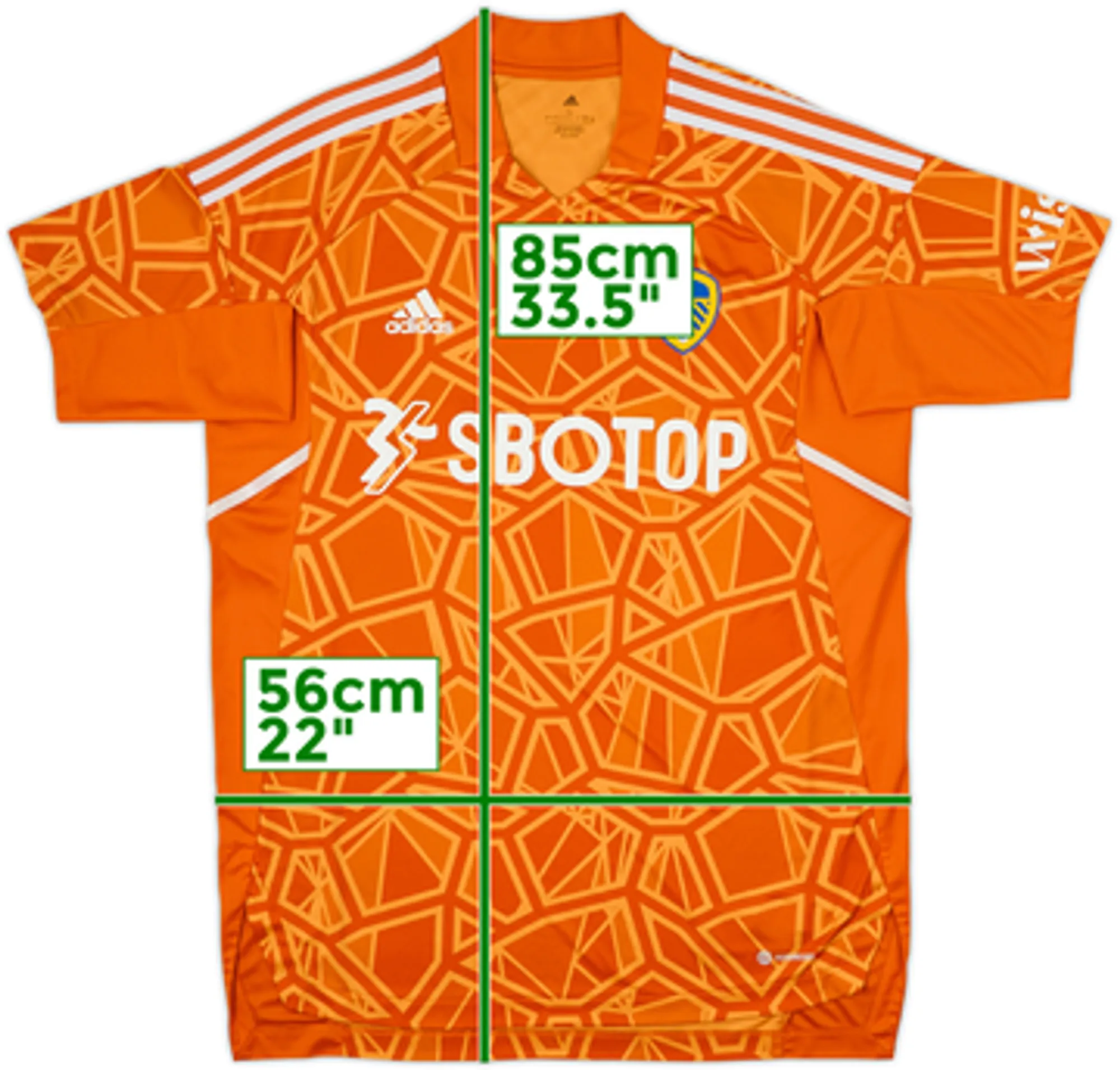 2022-23 Leeds United GK S/S Shirt - 10/10 - (L)