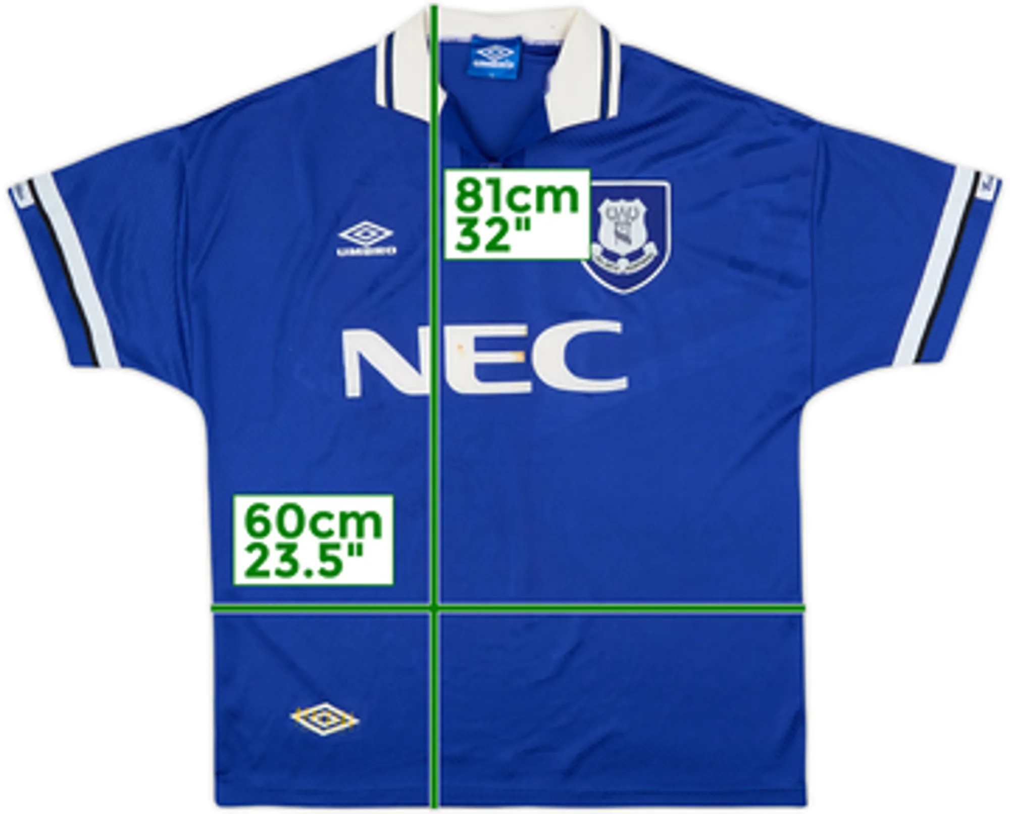 1993-95 Everton Home Shirt - 5/10 - (XL)