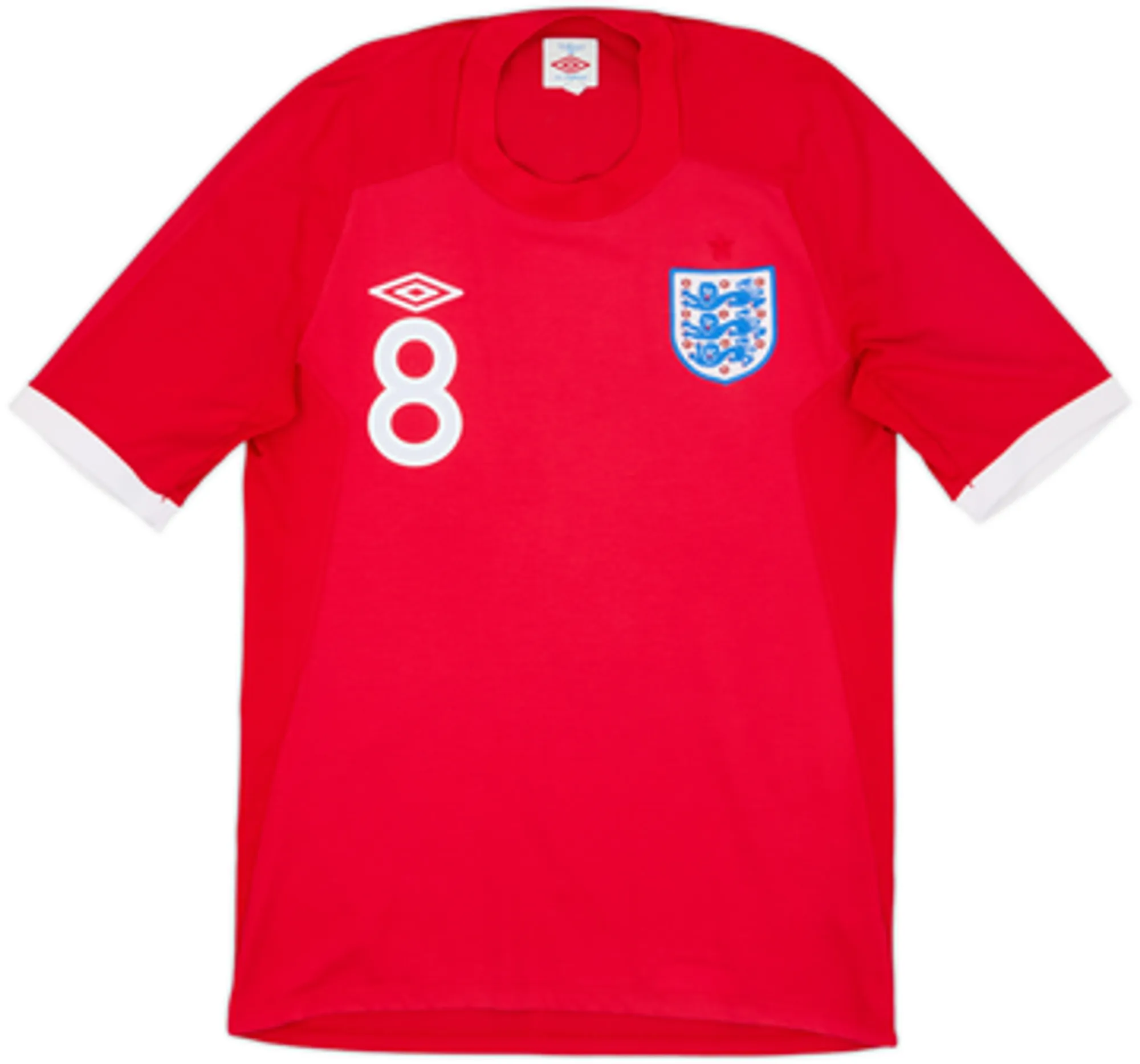 2010-11 England Away Shirt Lampard #8EXL