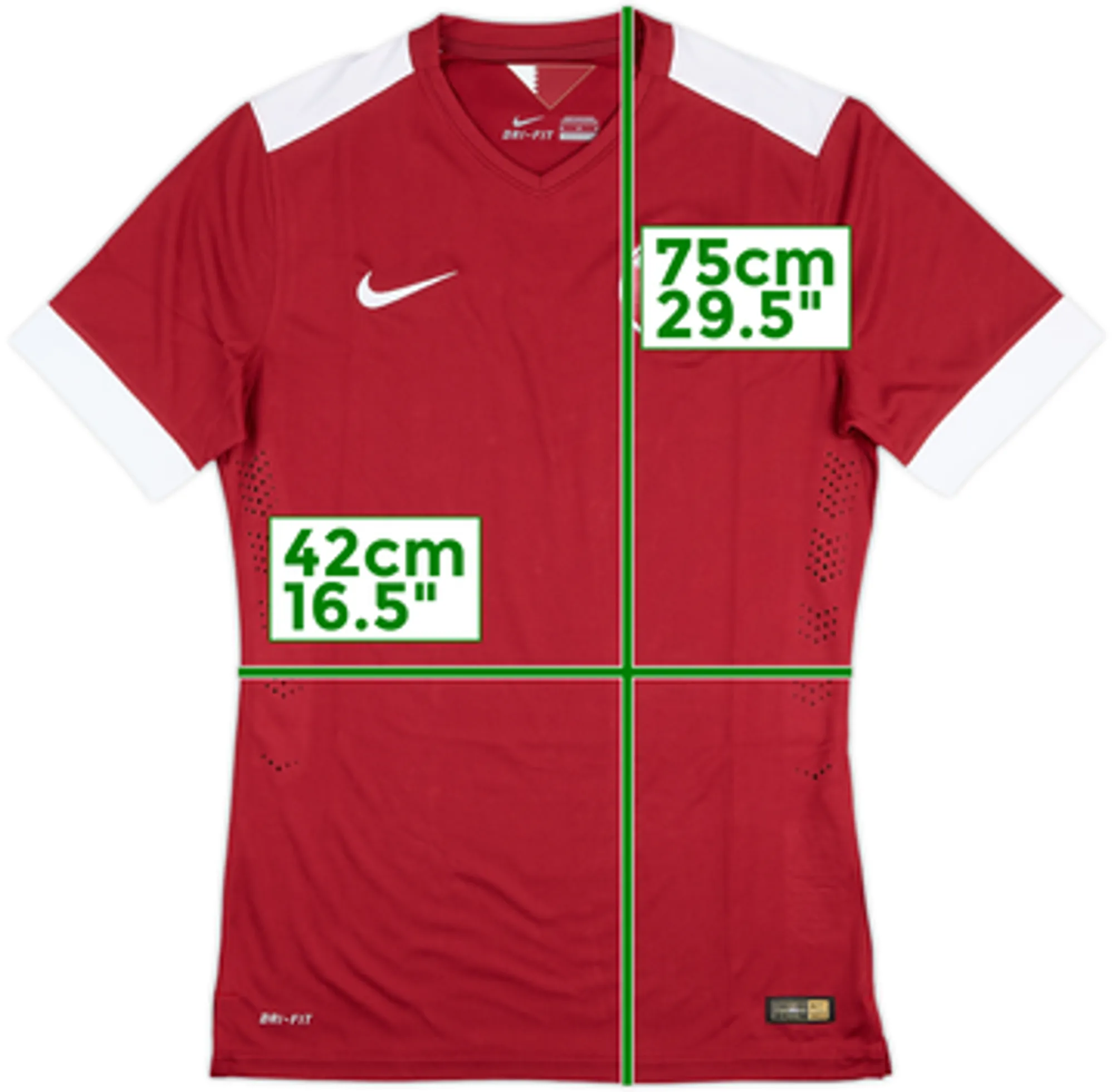 2014-15 Qatar Player Issue Home Shirt - 9/10 - (M)