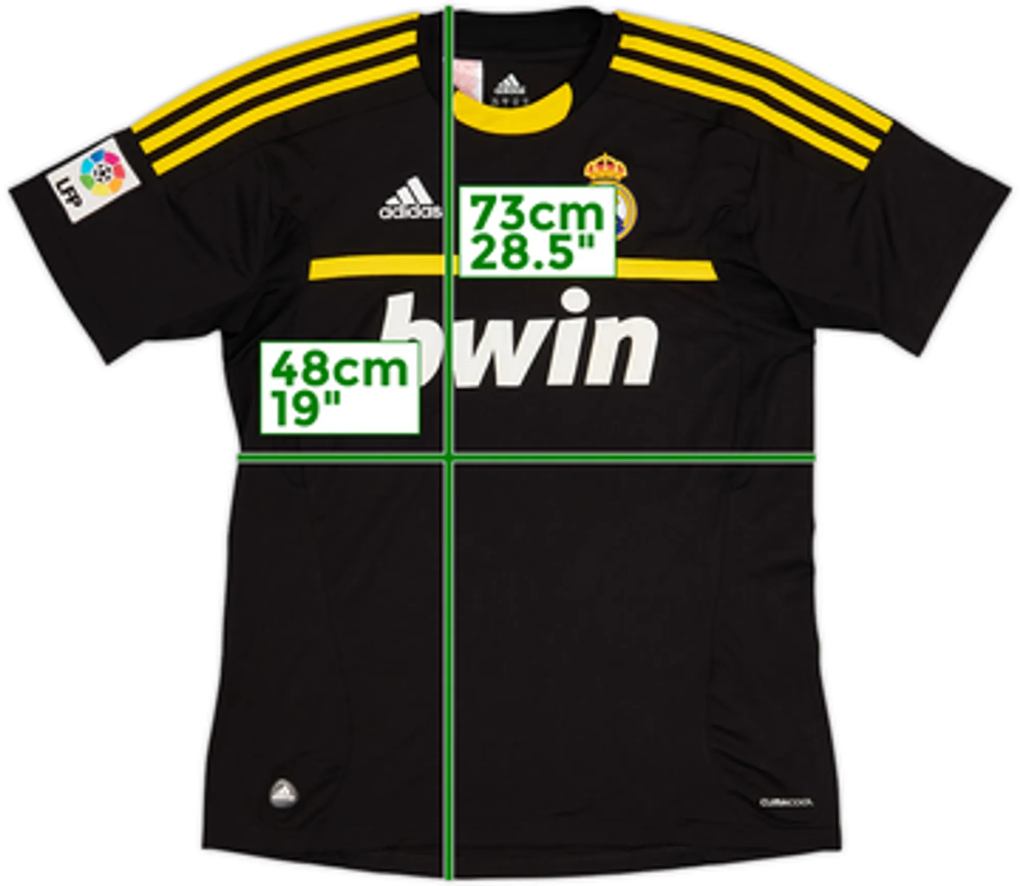 2011-12 Real Madrid GK S/S Shirt - 6/10 - (XL.Boys)