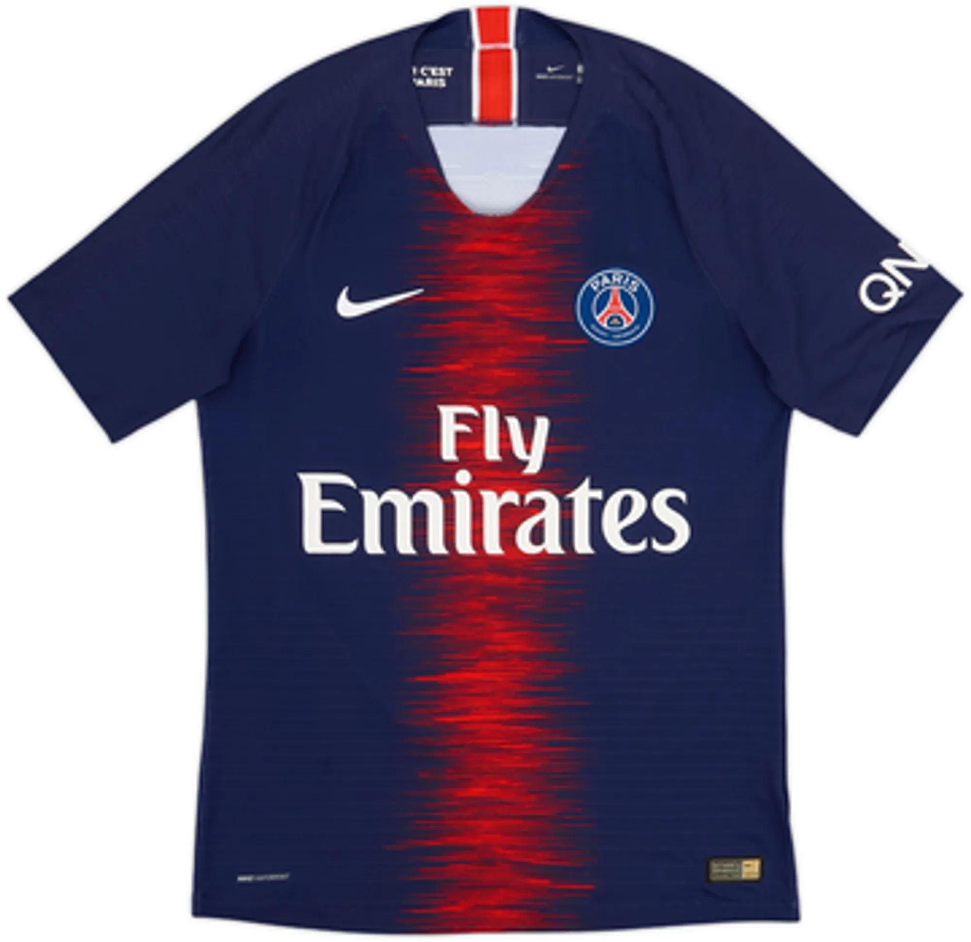 2018-19 Paris Saint-Germain Authentic Home Shirt Mbappe #7 - 8/10 - (S)