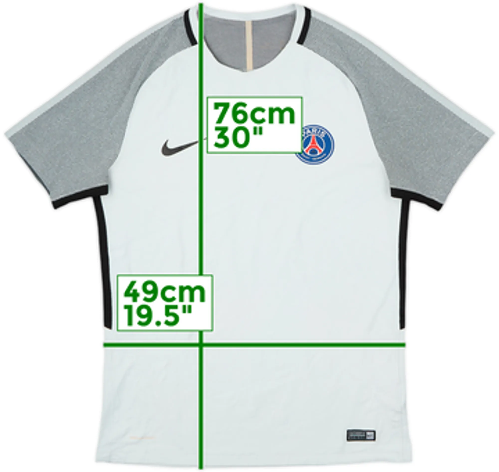 2017-18 Paris Saint-Germain Authentic Nike Training Shirt - 6/10 - (M)