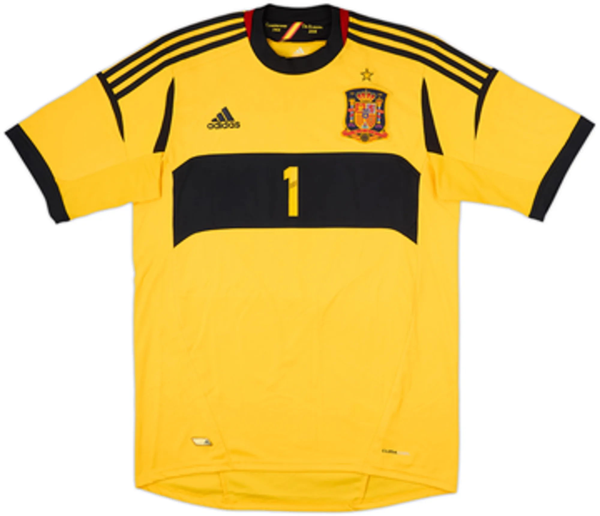 2012-13 Spain GK S/S Shirt I.Casillas #1 - 5/10 - (L)