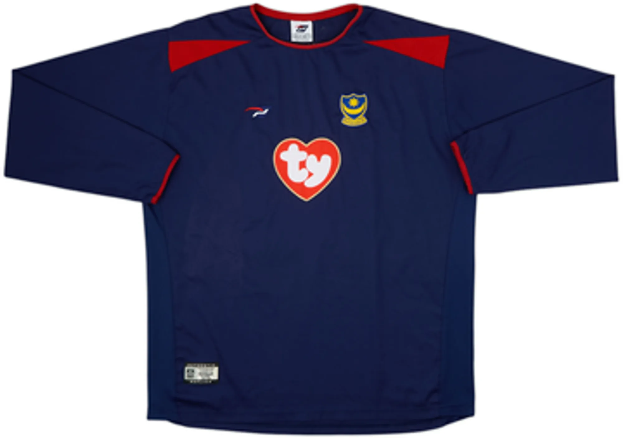 2003-04 Portsmouth Away L/S Shirt Sheringham #10 - 8/10 - (XL)