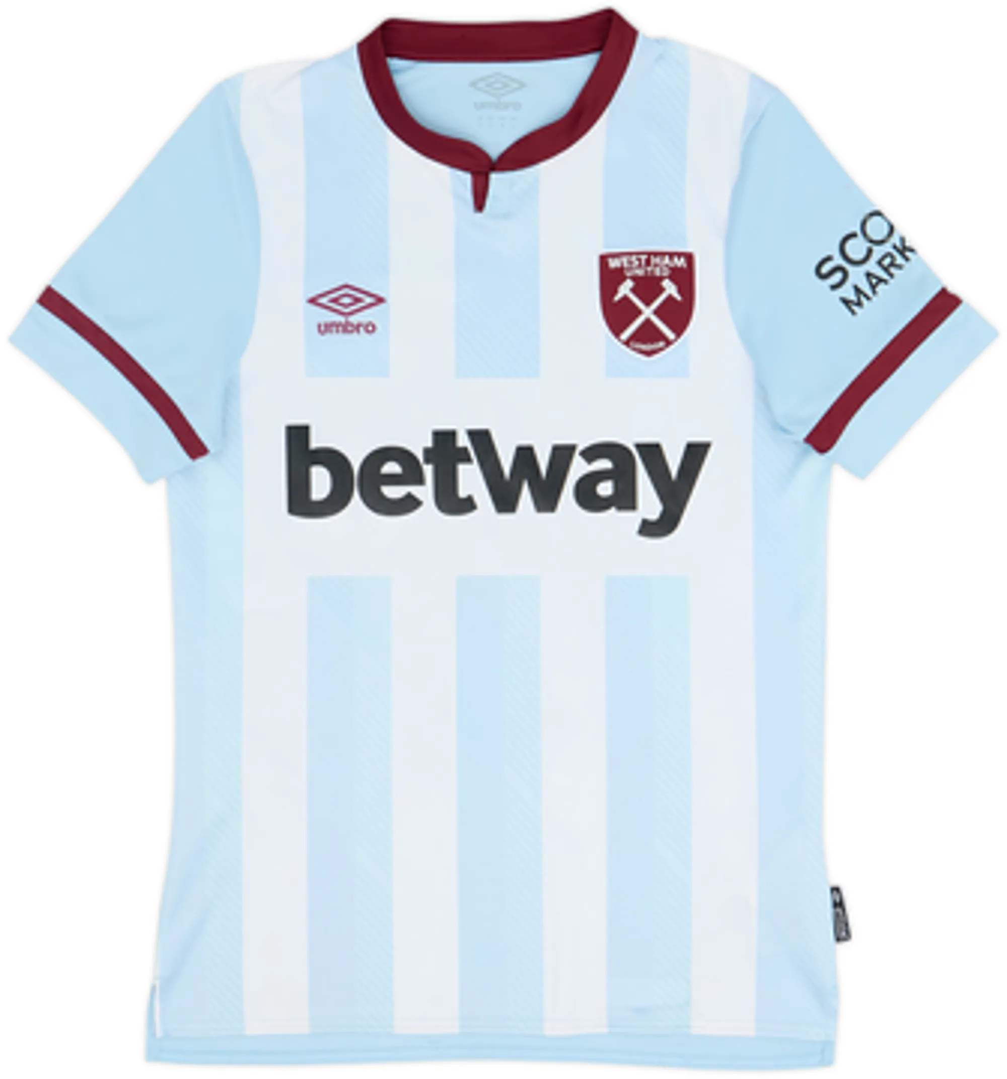 2021-22 West Ham Away Shirt Noble #16 - 7/10 - (S)