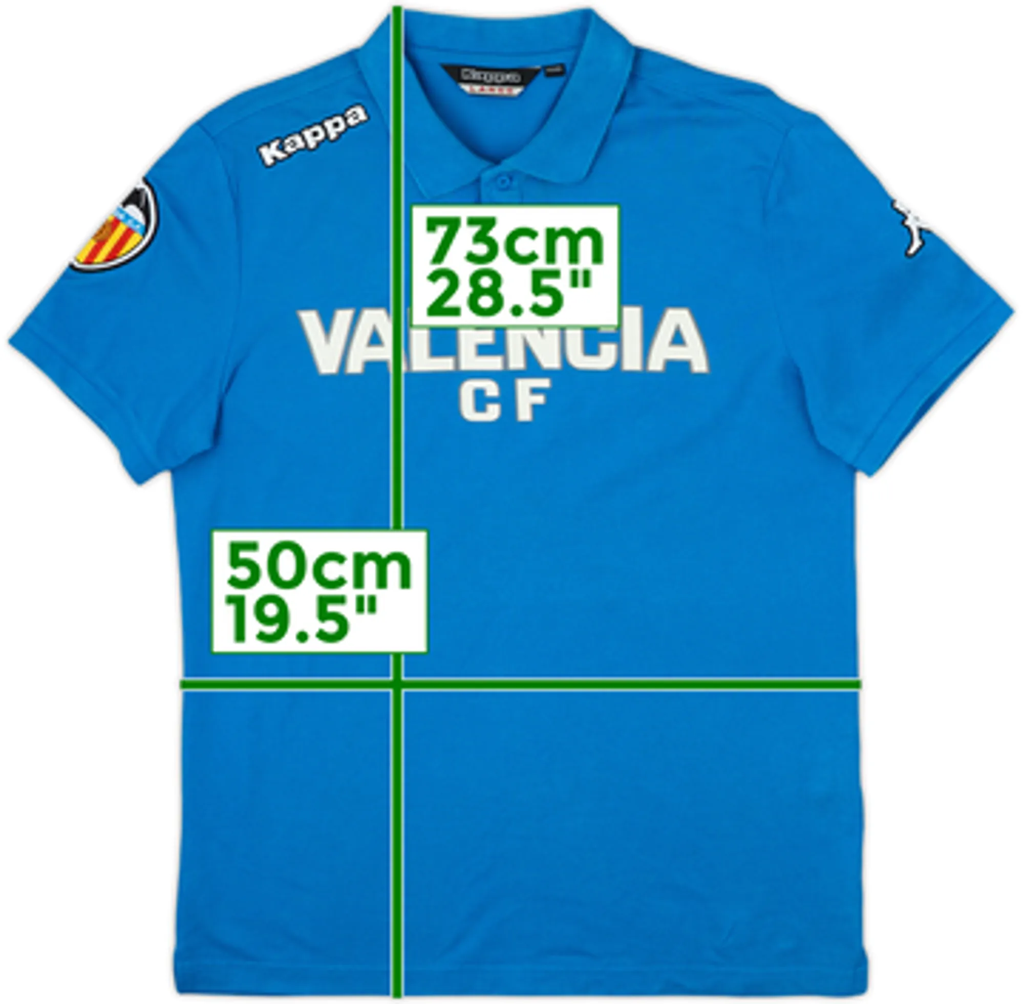 2009-10 Valencia Kappa Polo Shirt - 8/10 - (L)