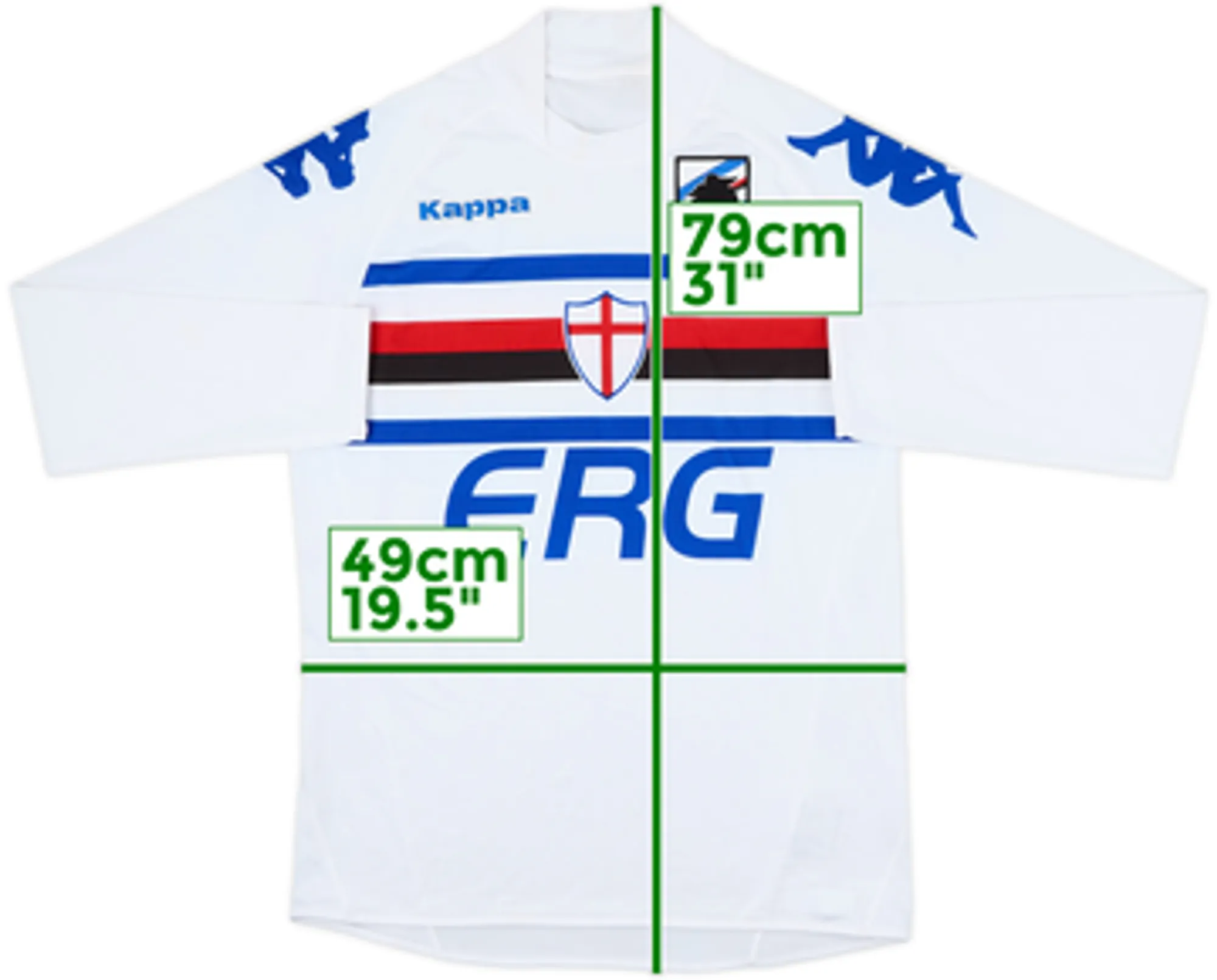 2008-09 Sampdoria Away L/S Shirt - 6/10 - (L)
