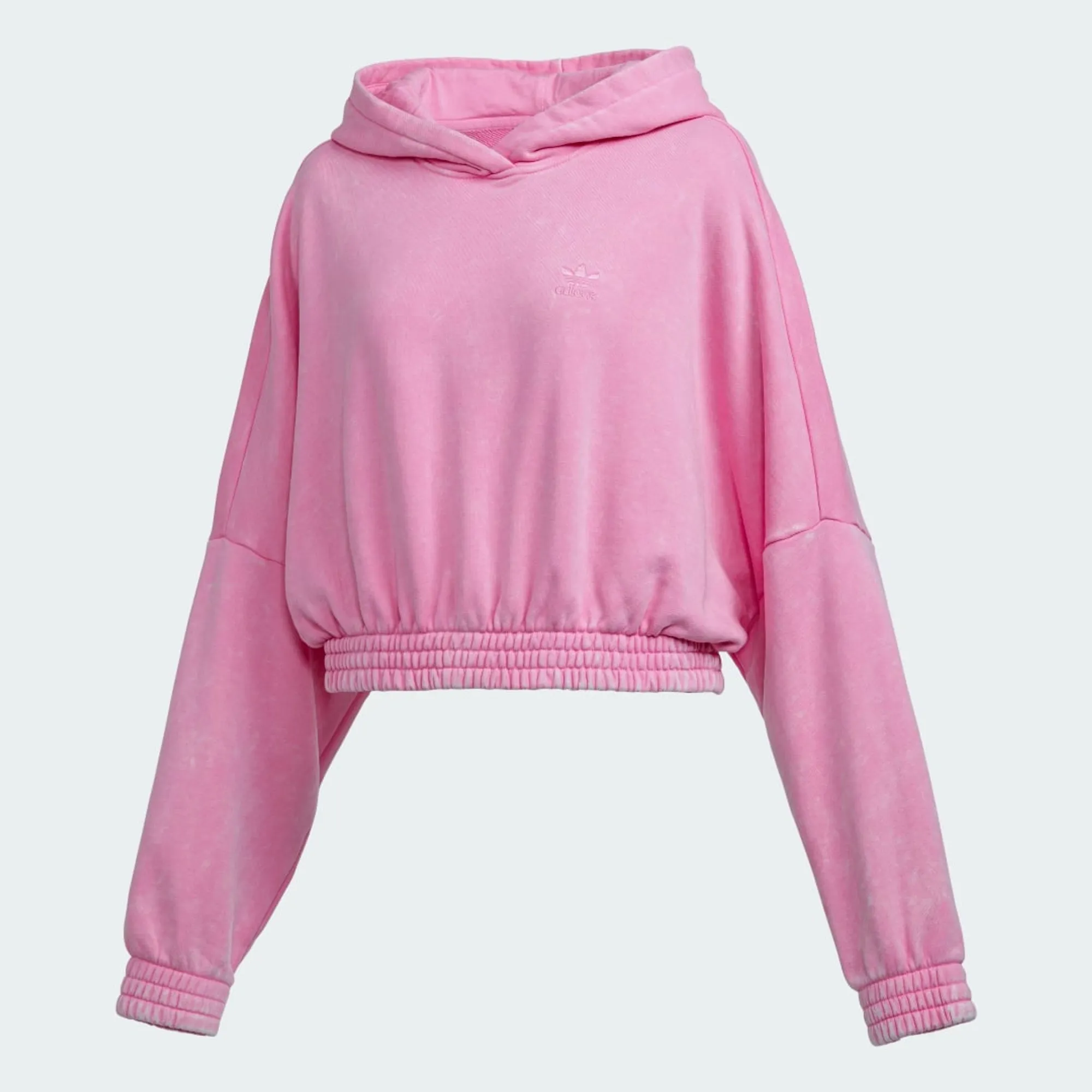 adidas Acid-Wash Crop Hoodie