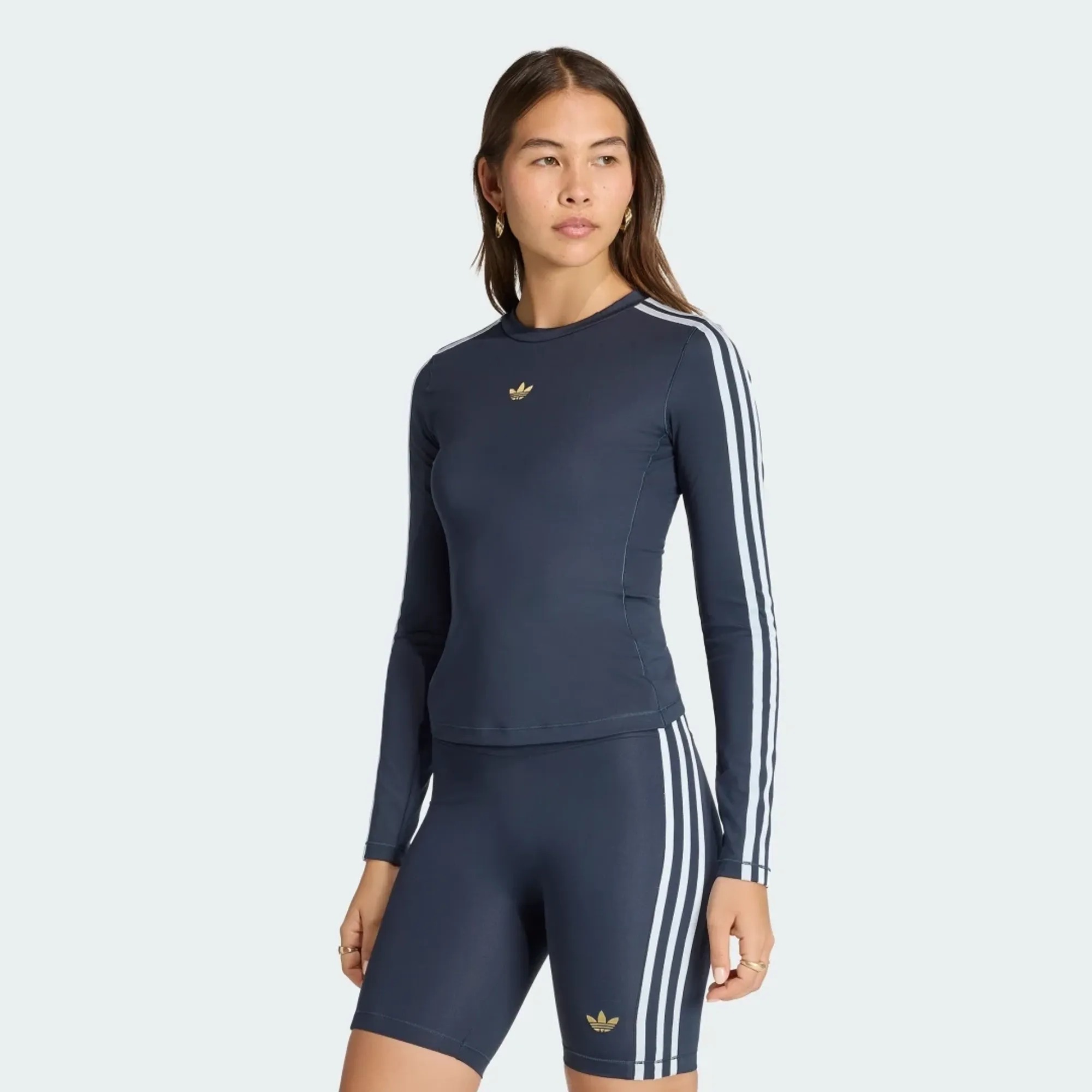 adidas 3 STRIPES LONG SLEEVE T-shirt