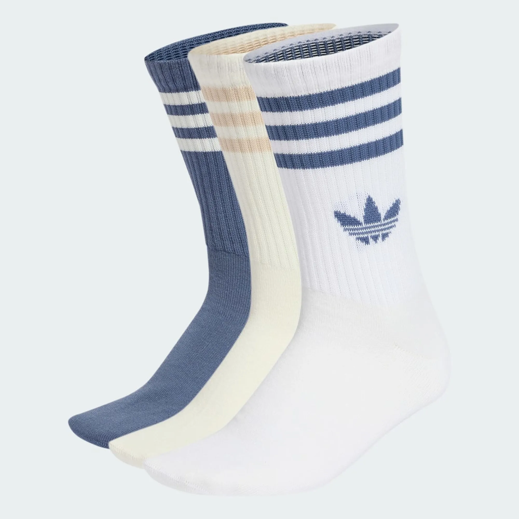 adidas 3-Stripes Crew Socks 3 Pairs