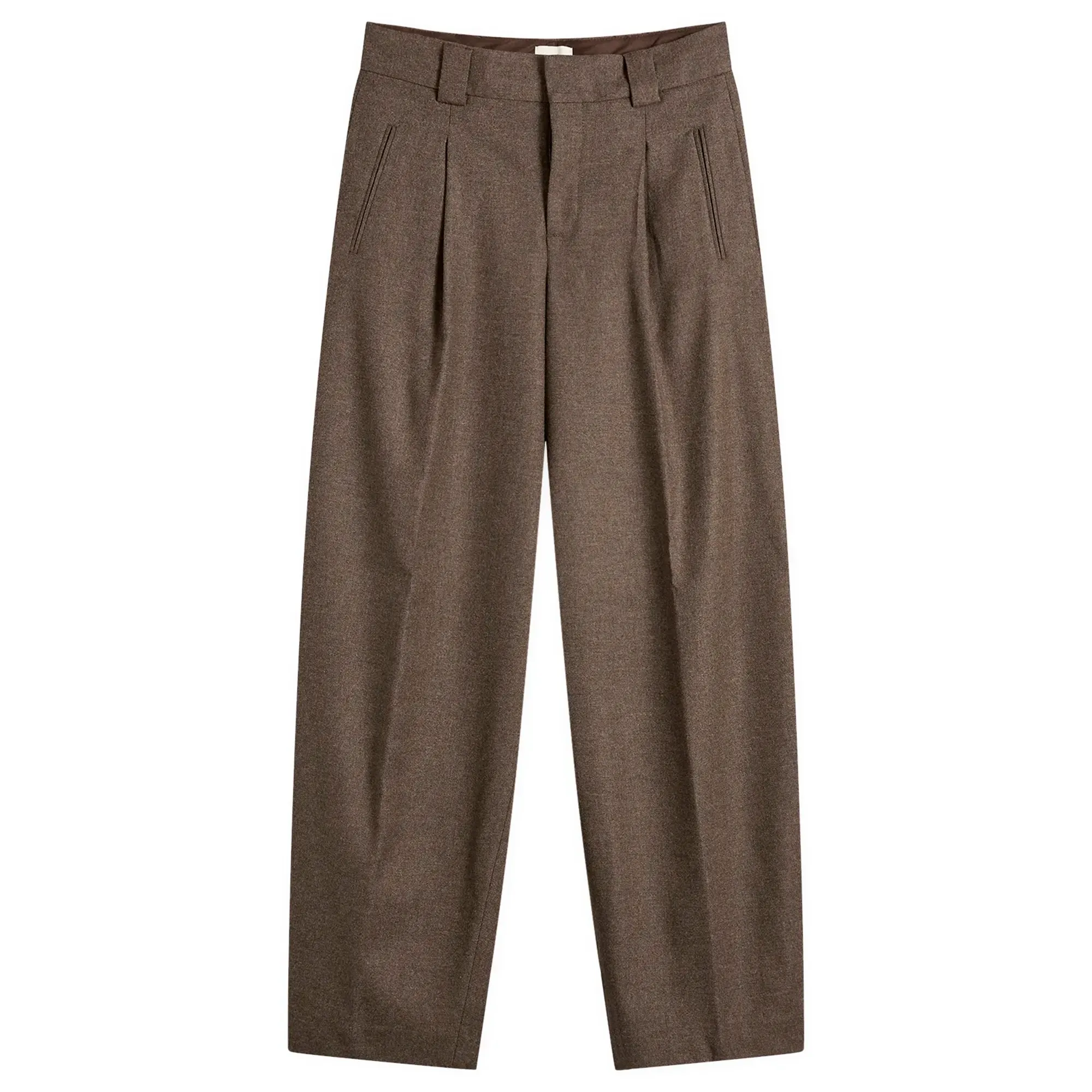Closed Women's Wendlyn Wool Trousers Barken Brown