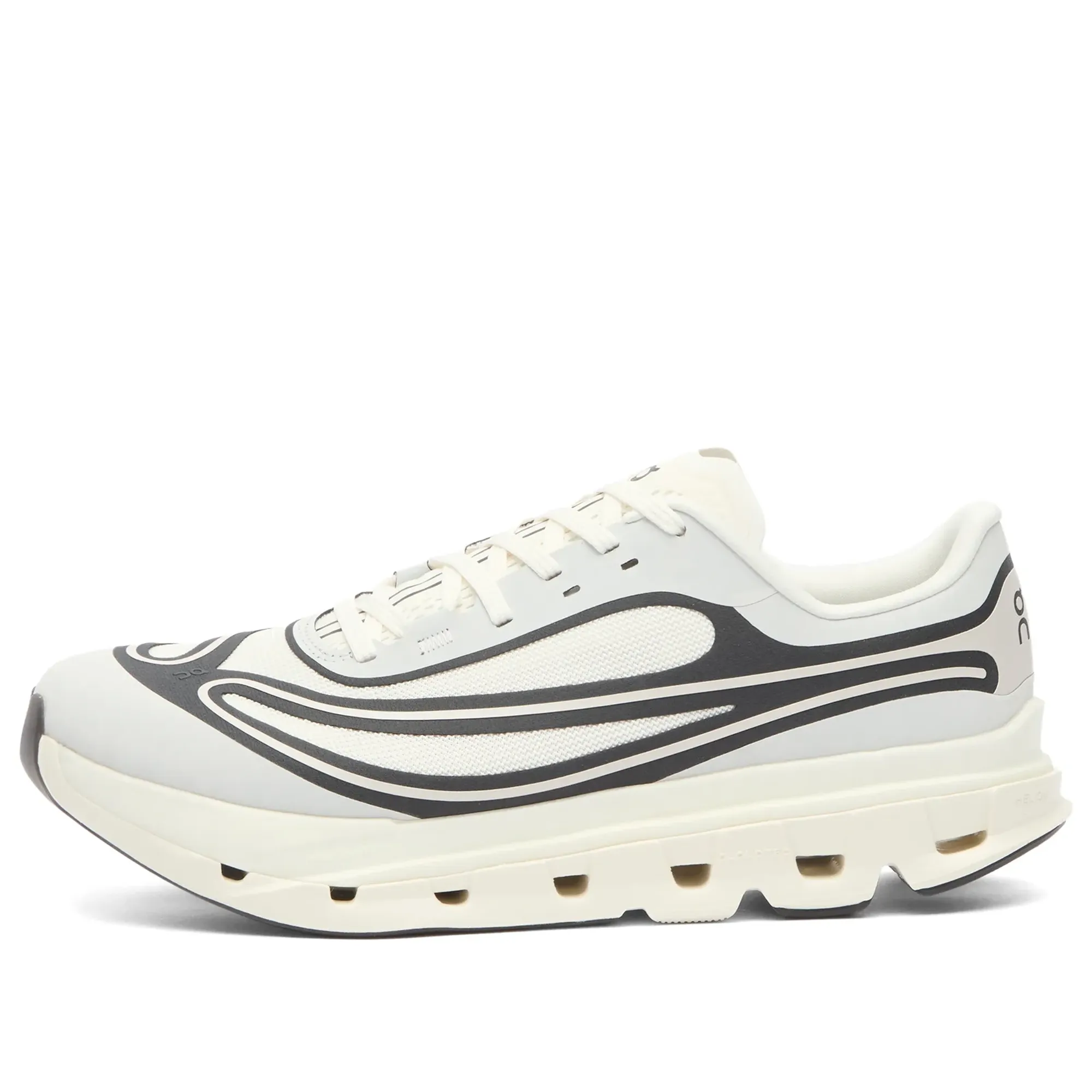 ON Men's Cloudflow 5 AD Sneaker Ivory/Black