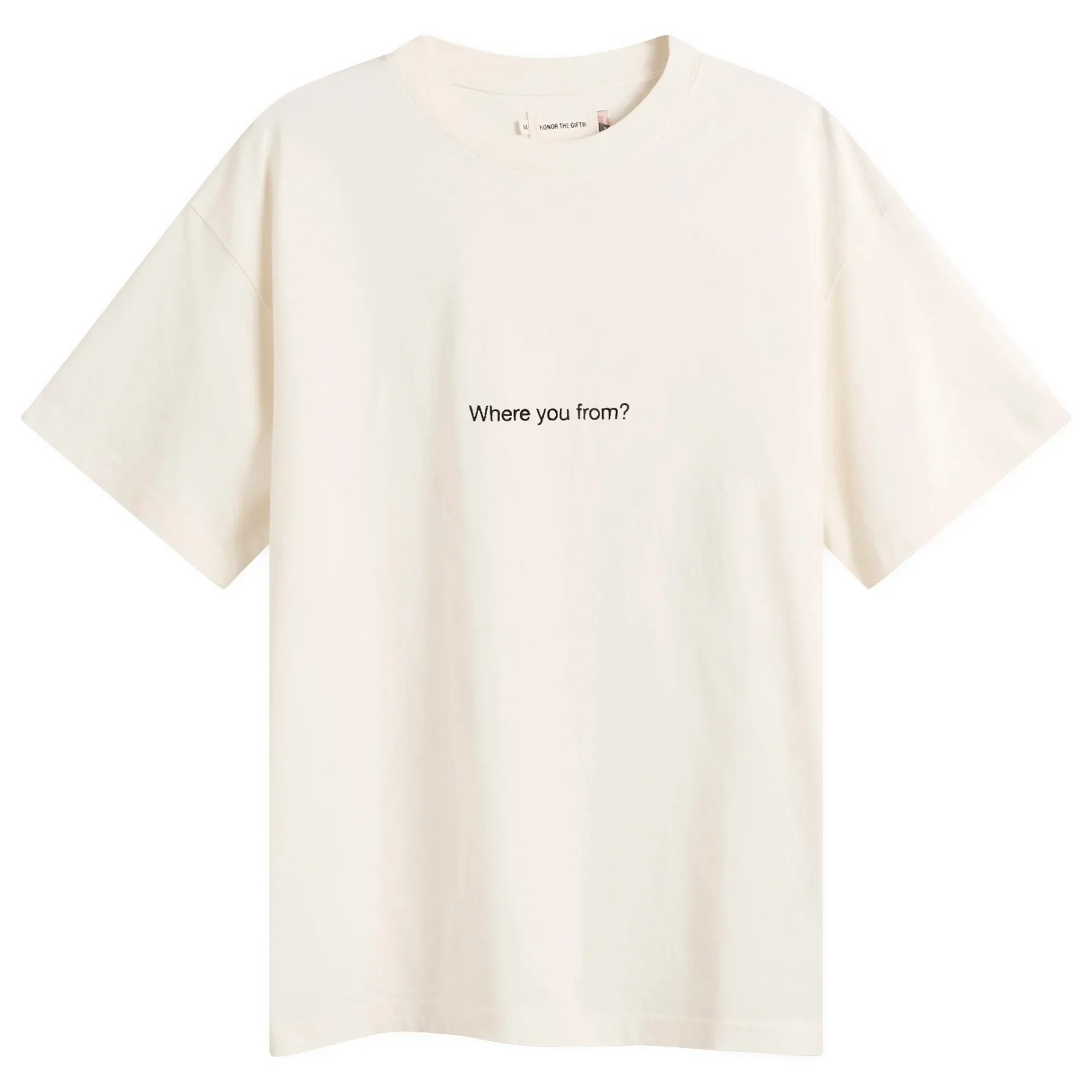 Honor the Gift Men's Where You From T-Shirt White