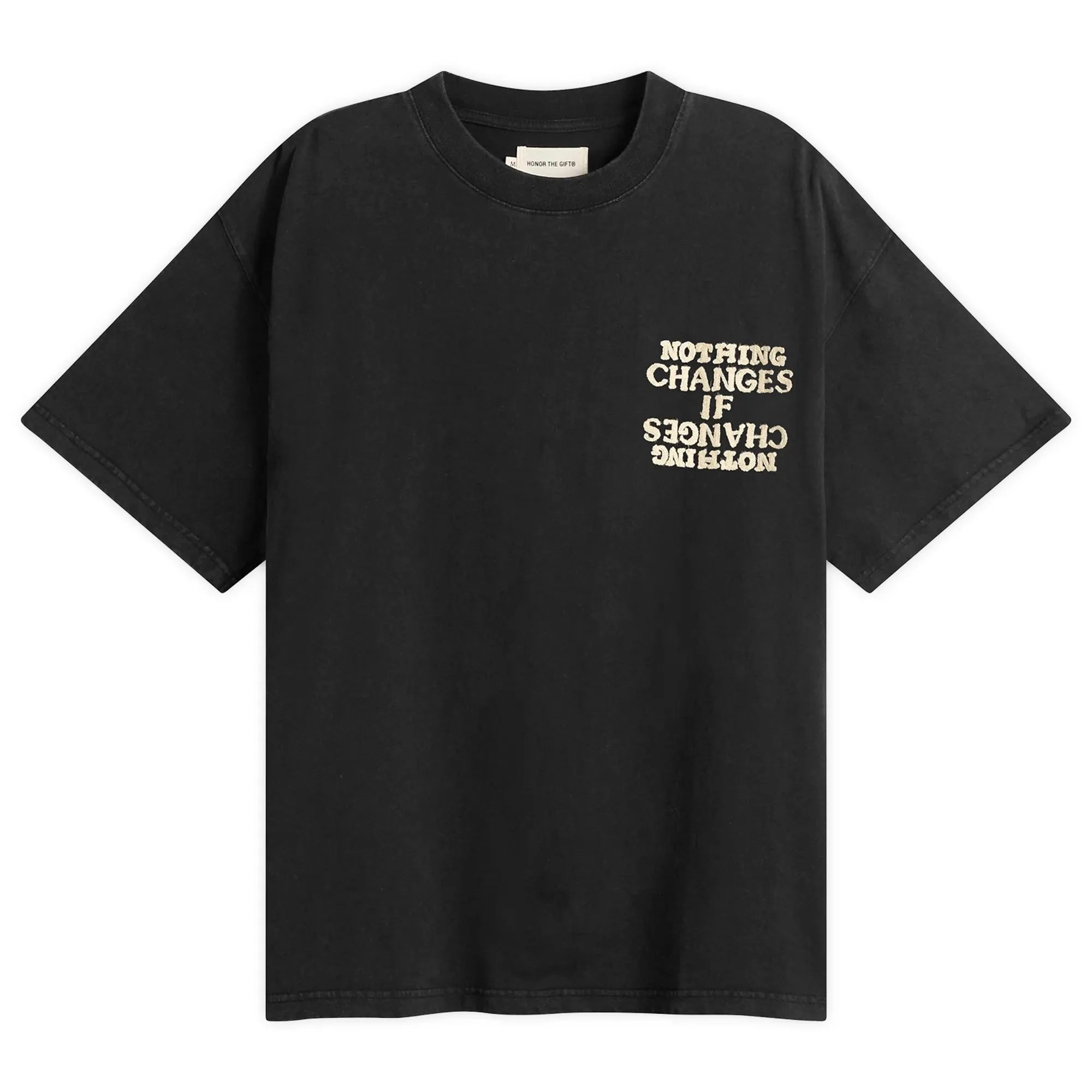 Honor the Gift Men's Nothing Changes T-Shirt Black