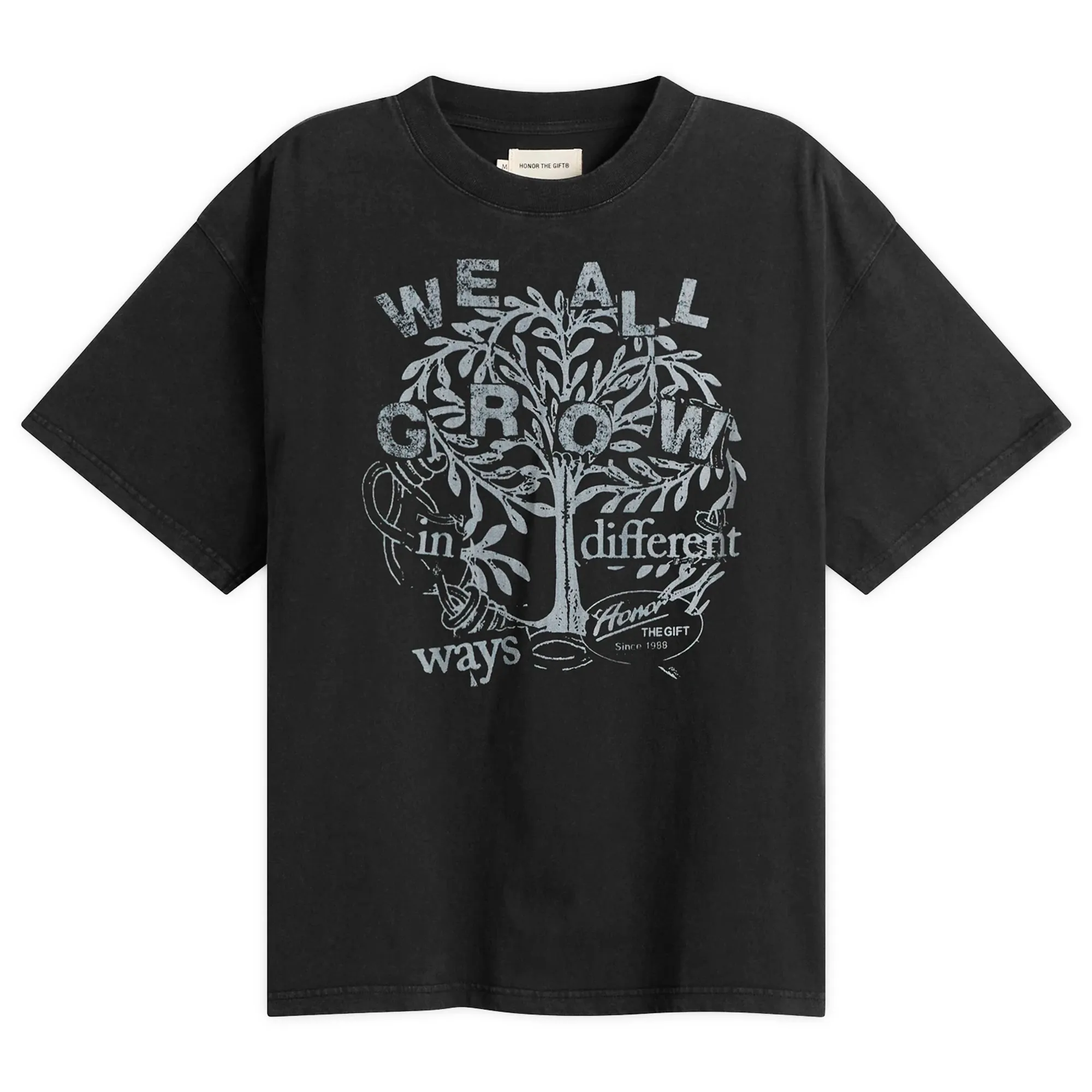 Honor the Gift Men's We All Grow T-Shirt Black